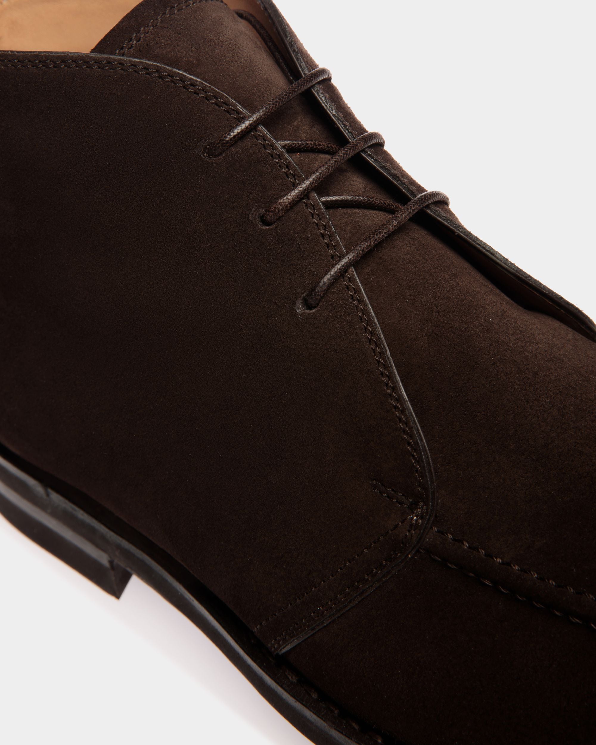 Schoenen ブーティ エバノブラウン スエードレザー - 男性 - Bally - 04