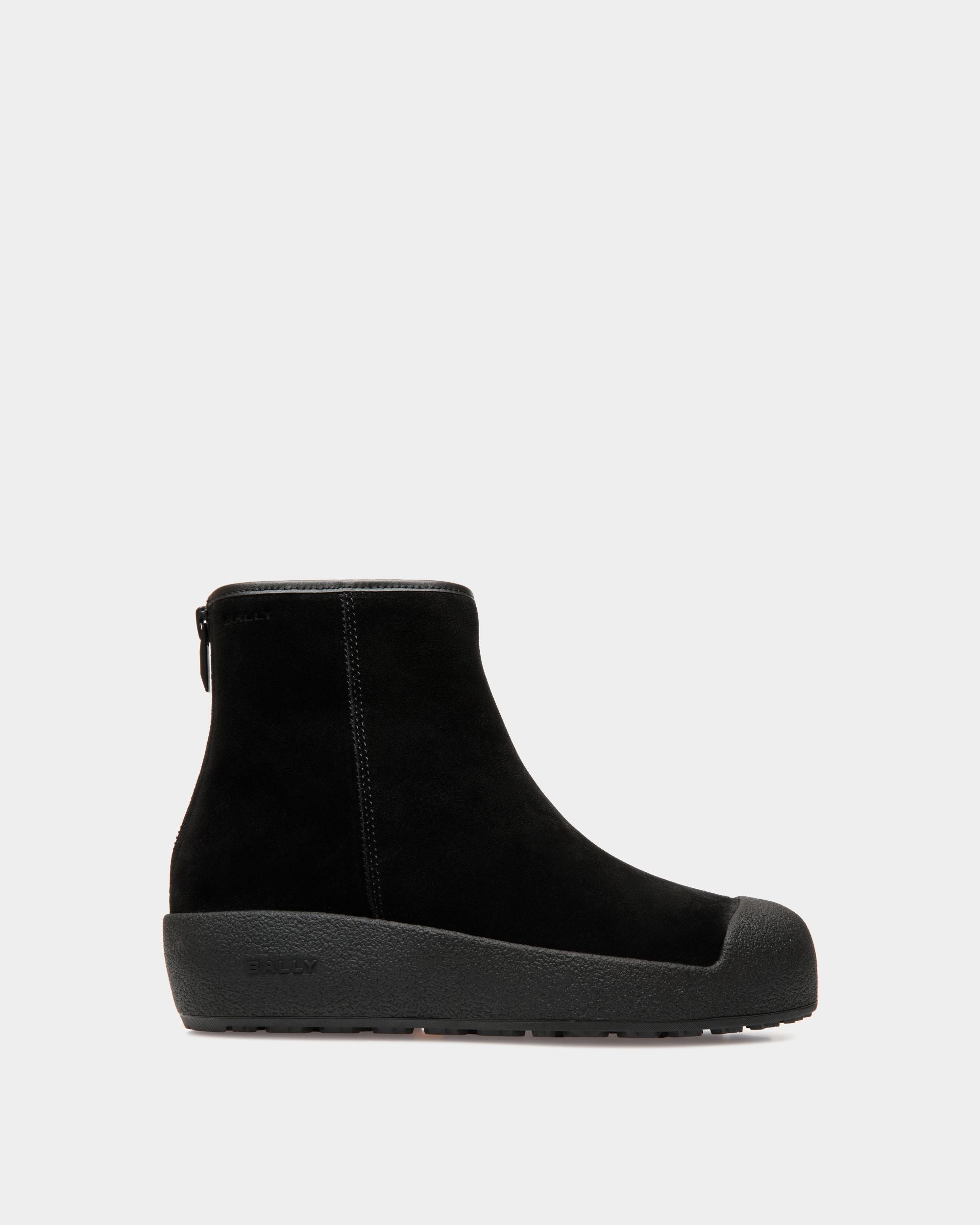 Bally Curling ブーティ ブラック スエード - 男性 - Bally - 01