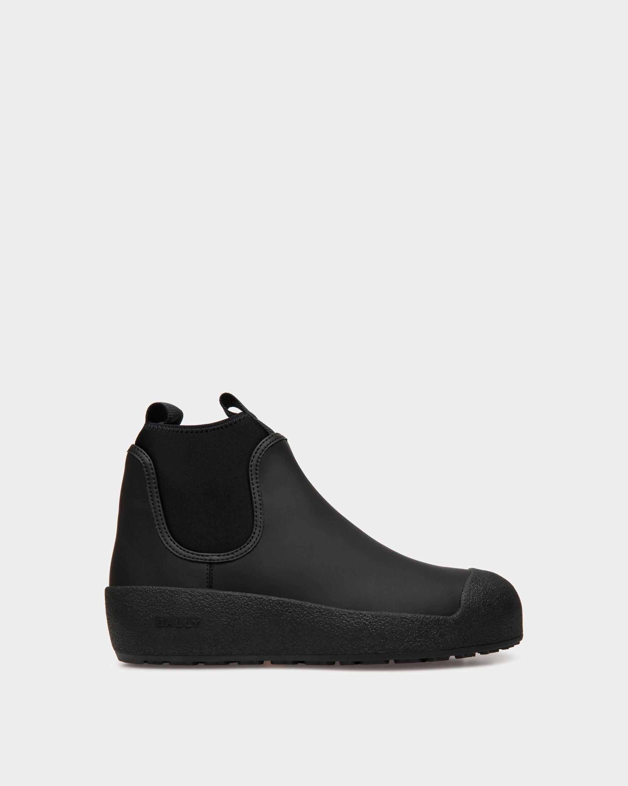 Bally Curling ブーティ ブラック ラバーコーティングレザー - 男性 - Bally - 01