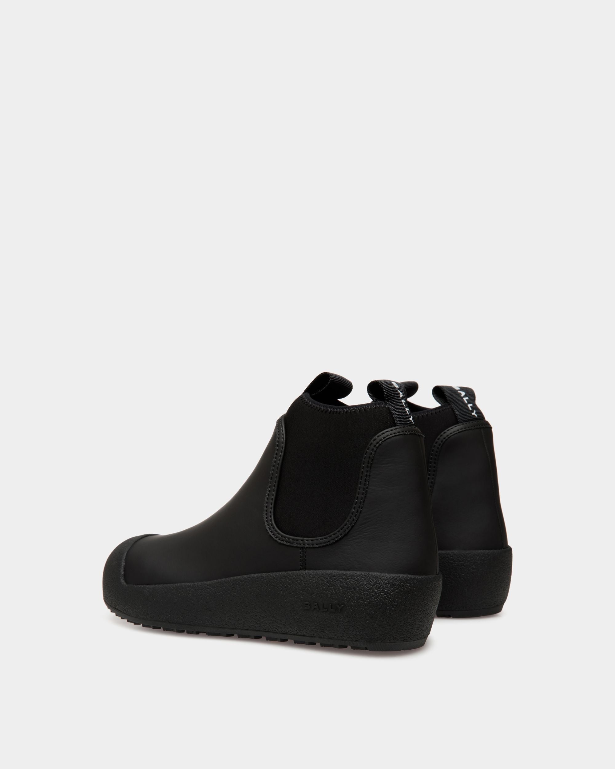 Bally Curling ブーティ ブラック ラバーコーティングレザー - 男性 - Bally - 04
