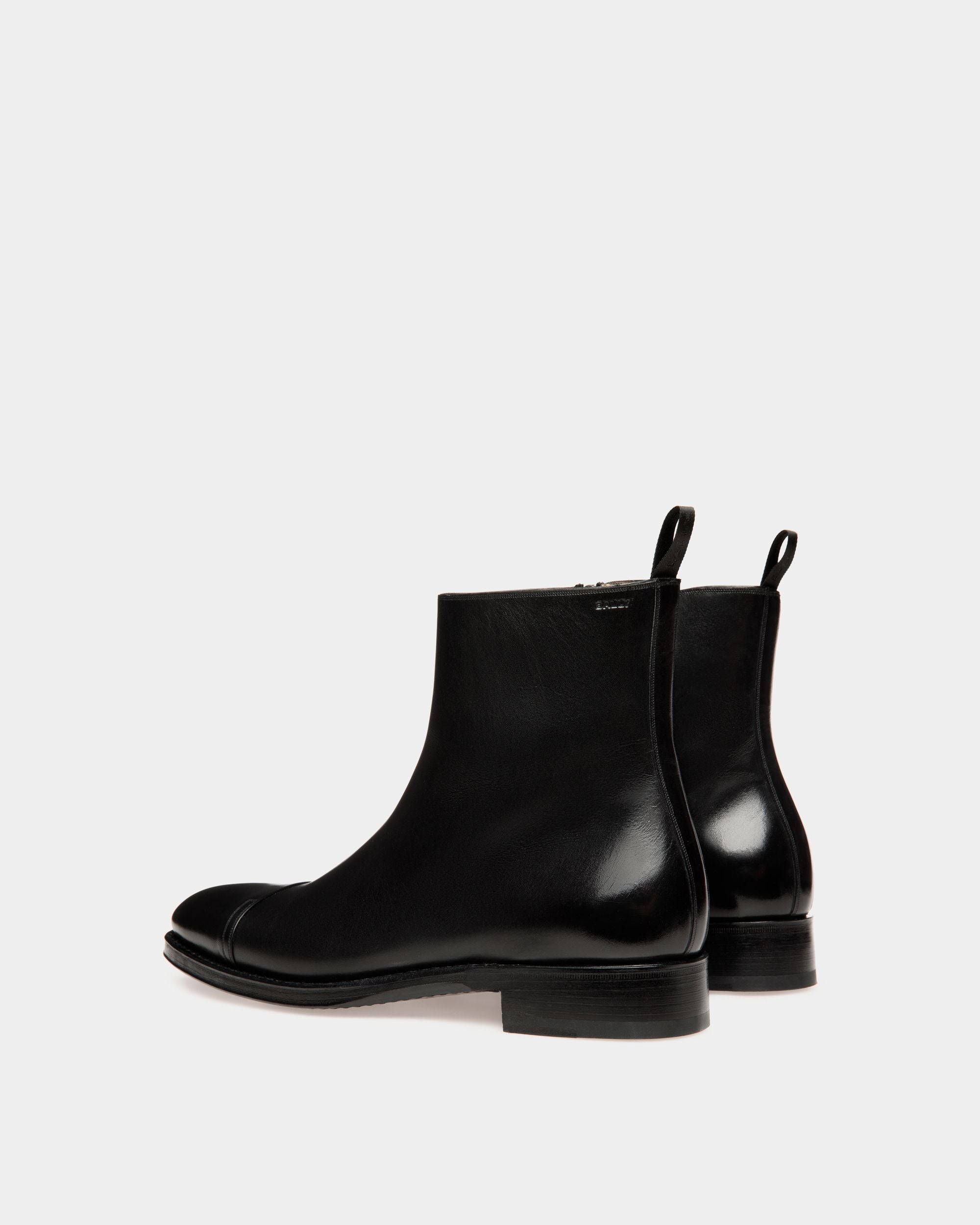 Adrien Brodyトラベルコレクション ブーティ ブラック レザー - 男性 - Bally - 04