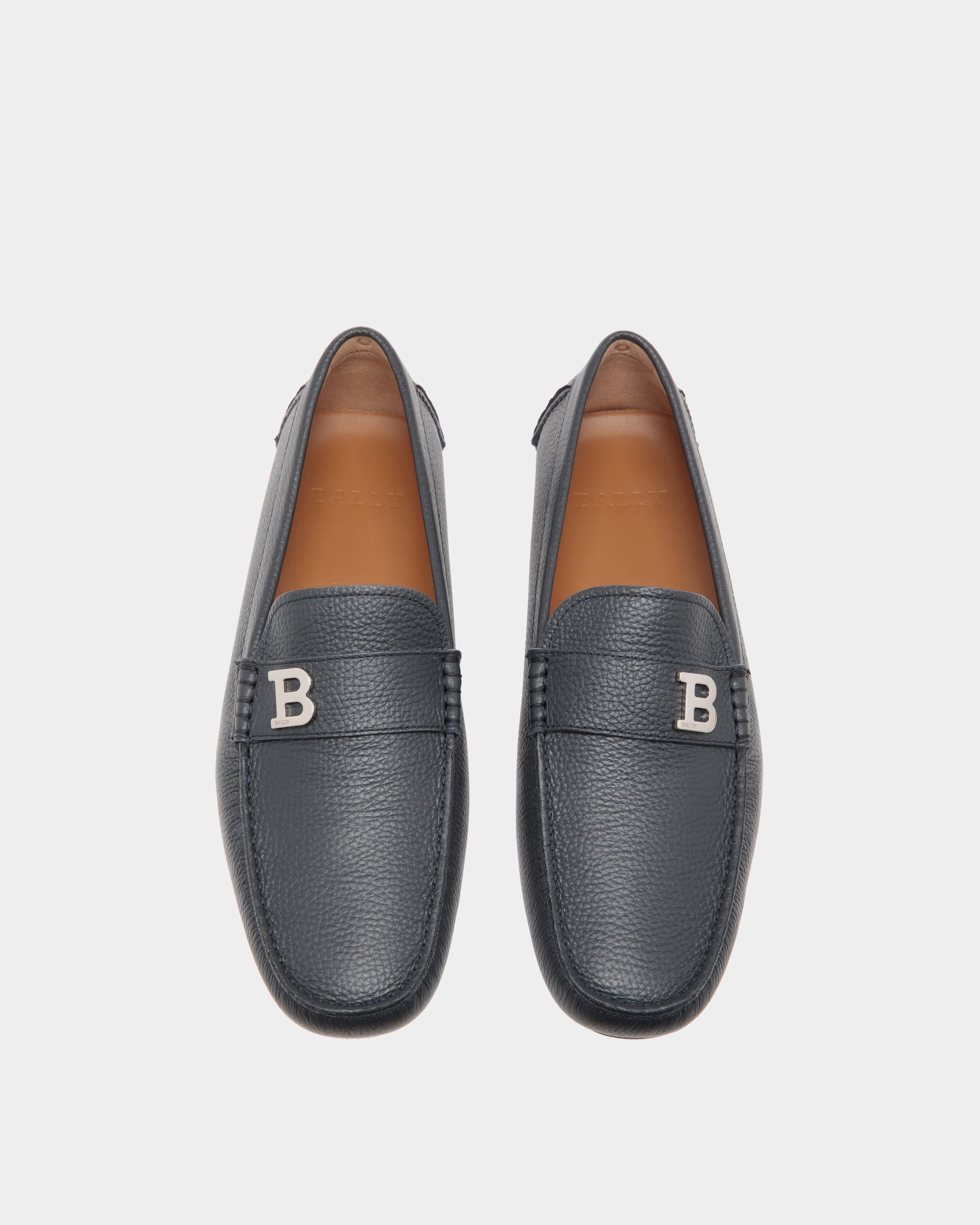ドライビングシューズ ブルー グレインレザー - 男性 - Bally - 04