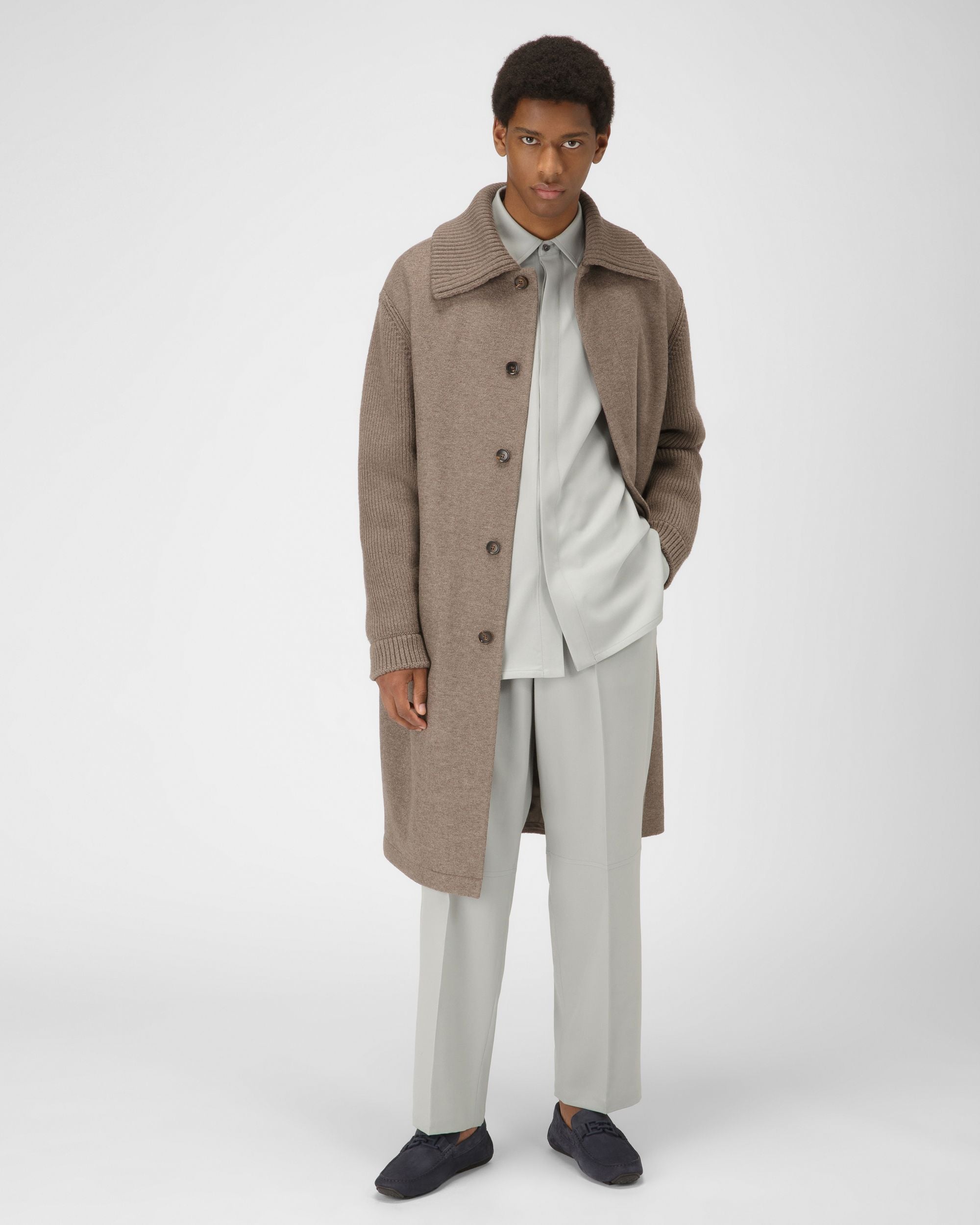 Parsal ミッドナイトブルー レザー ドライビングシューズ - 男性 - Bally - 01