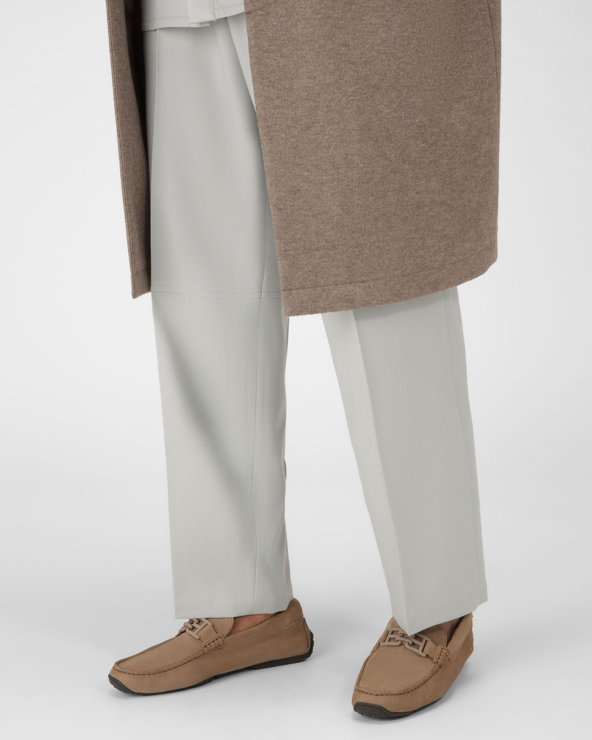 Parsal トープ レザー ドライビングシューズ - 男性 - Bally - 02