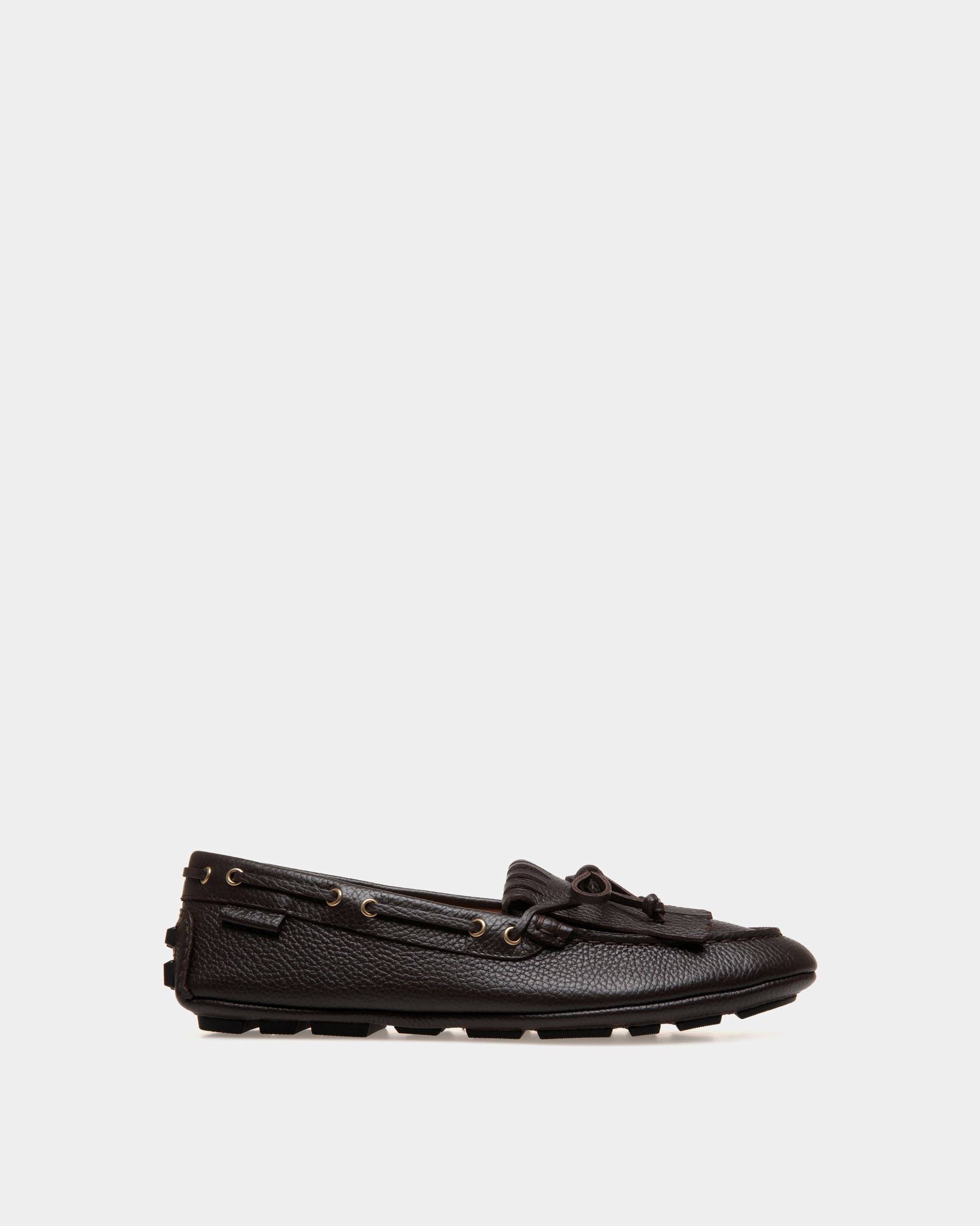 Kerbs ドライビングシューズ ブラウン グレインレザー - 男性 - Bally - 01