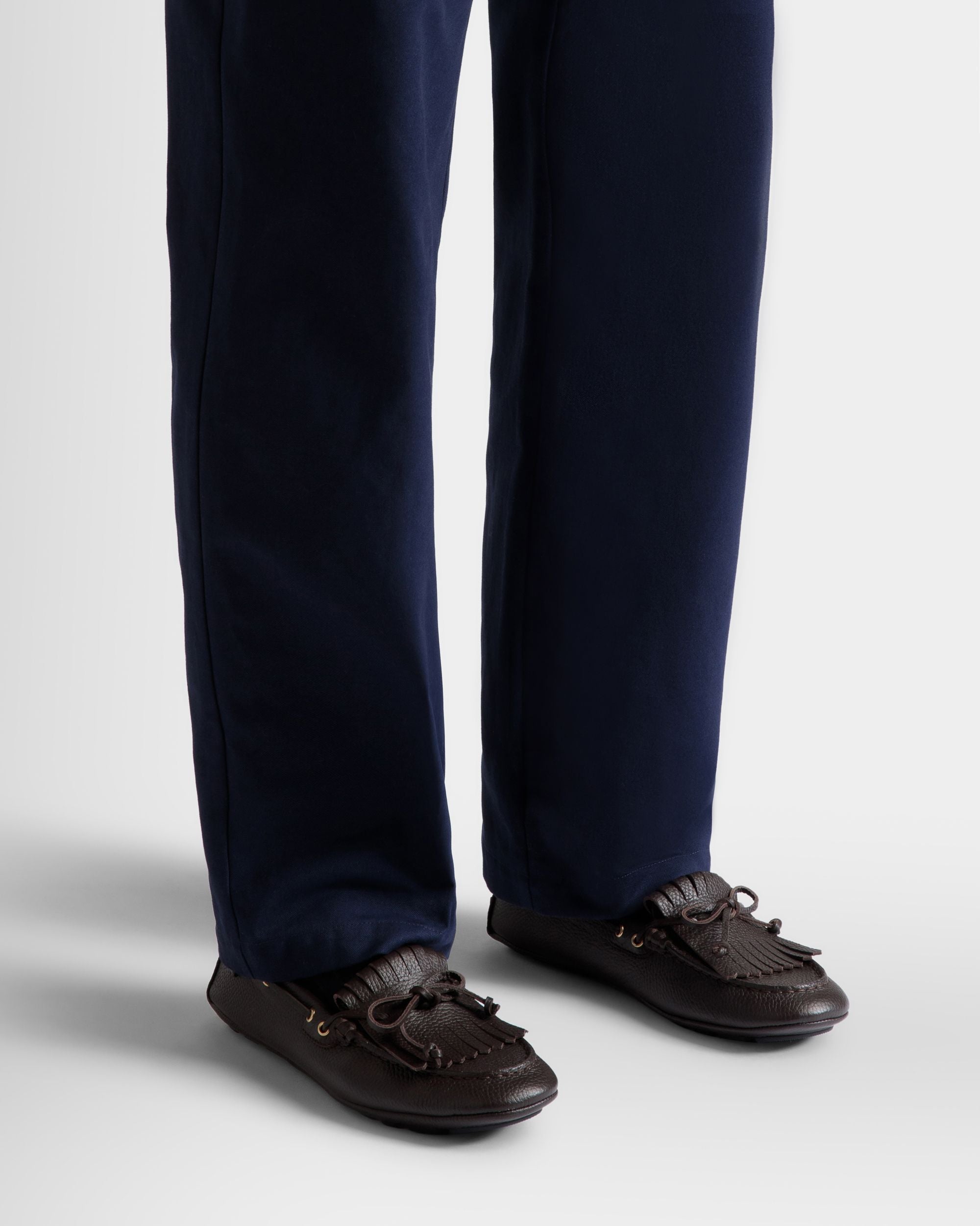 Kerbs ドライビングシューズ ブラウン グレインレザー - 男性 - Bally - 02