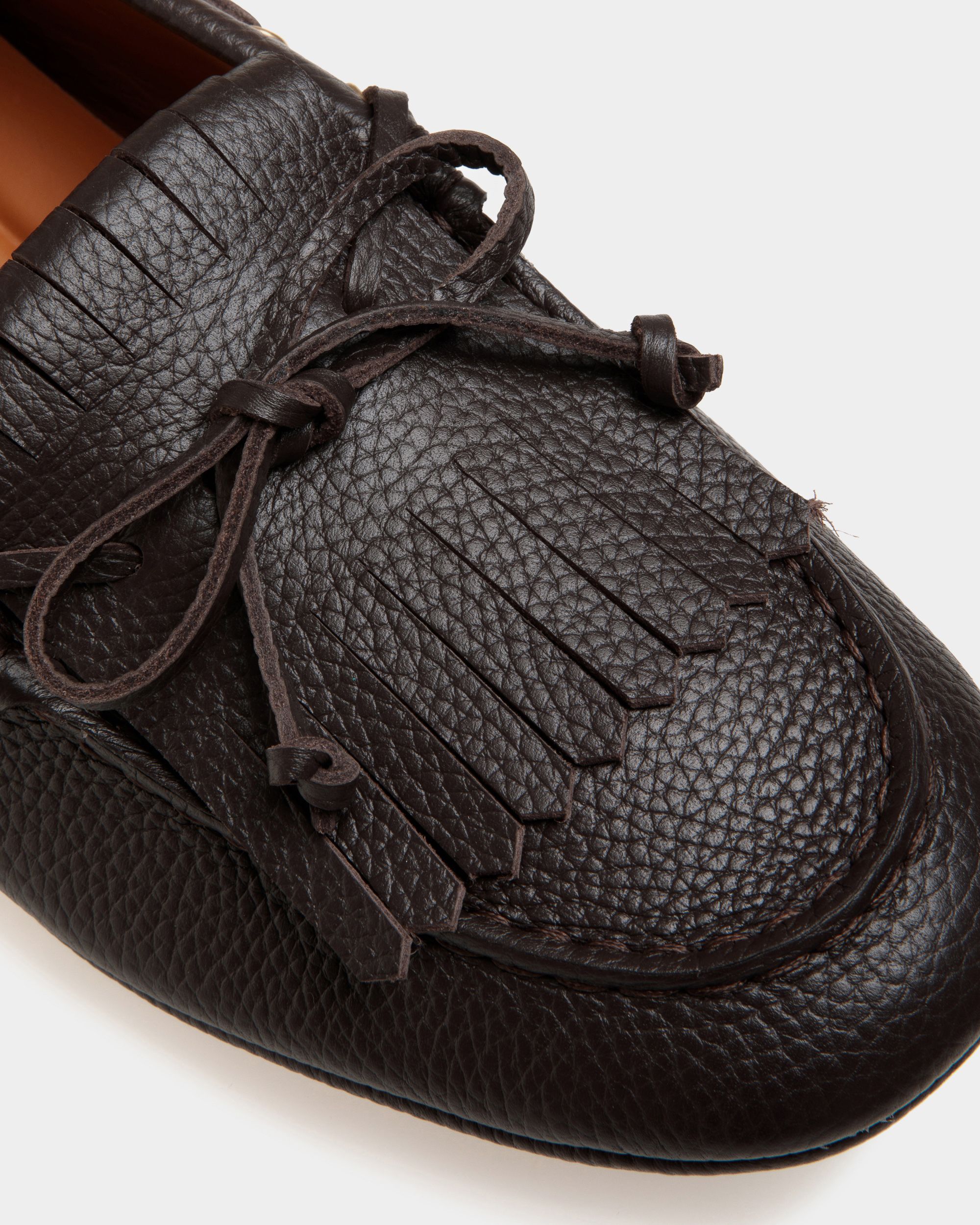 Kerbs ドライビングシューズ ブラウン グレインレザー - 男性 - Bally - 05