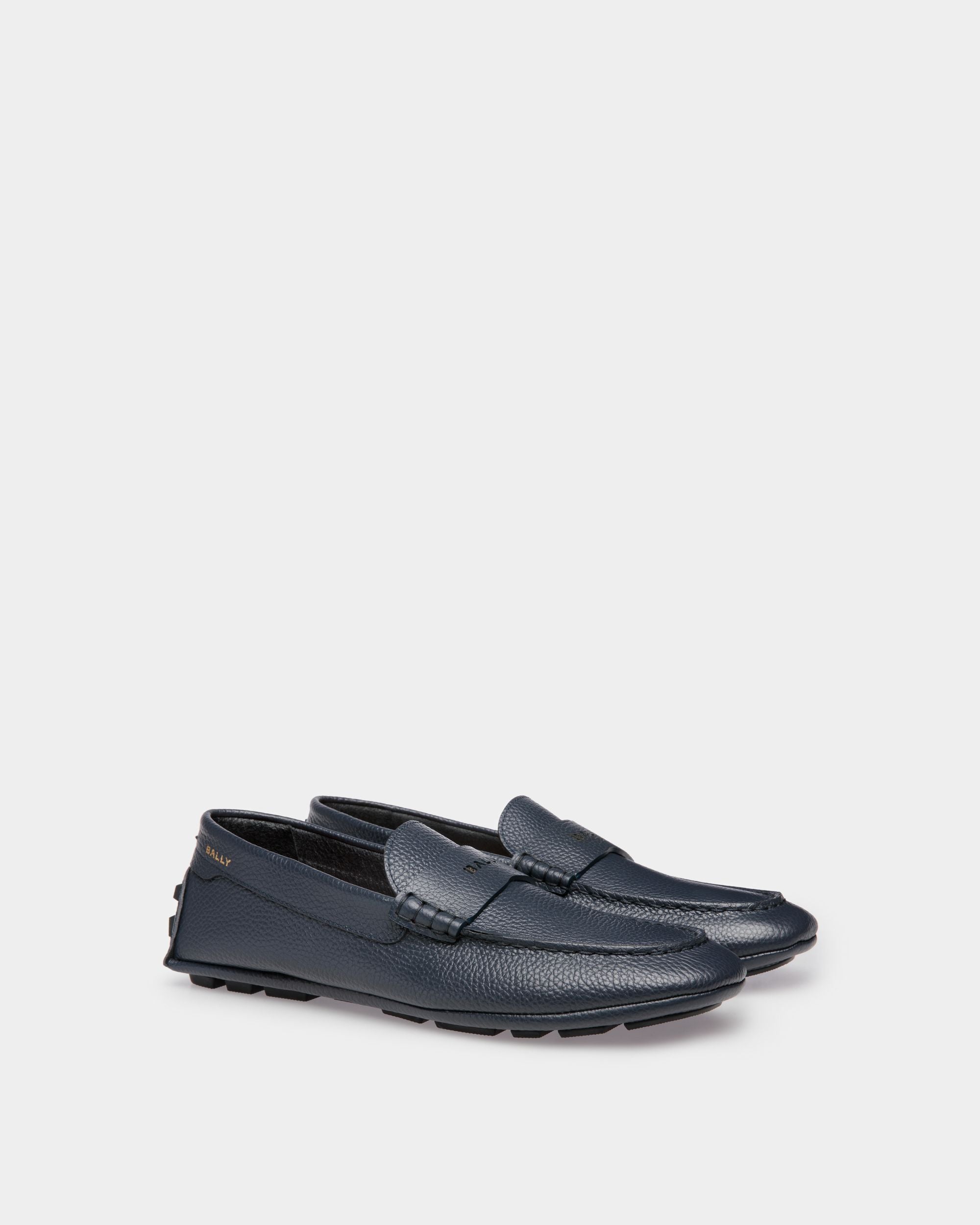 Kerbs ドライビングシューズ ブルー グレインレザー - 男性 - Bally - 03