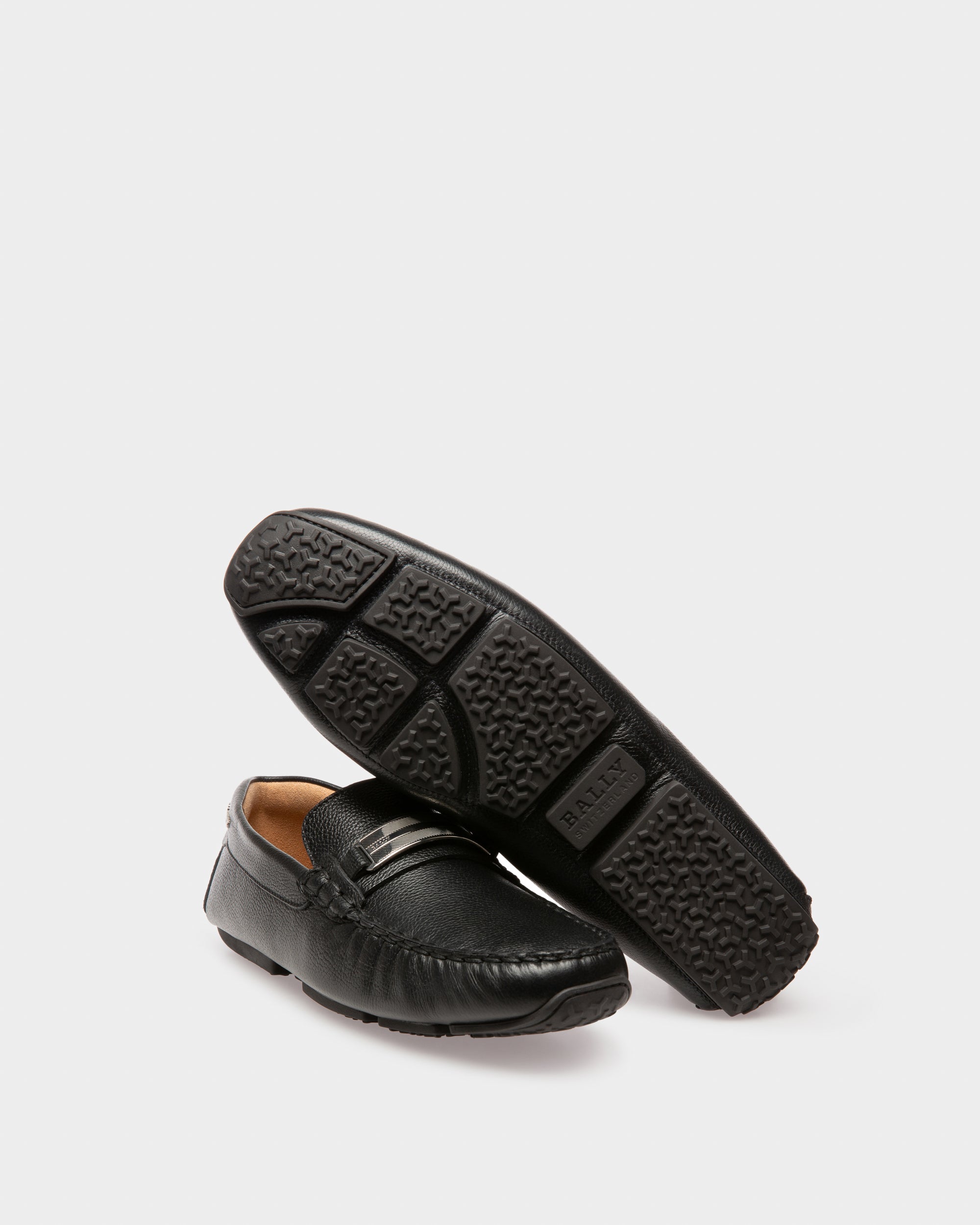 Paryse ブラック レザー ドライビングシューズ - 男性 - Bally - 05