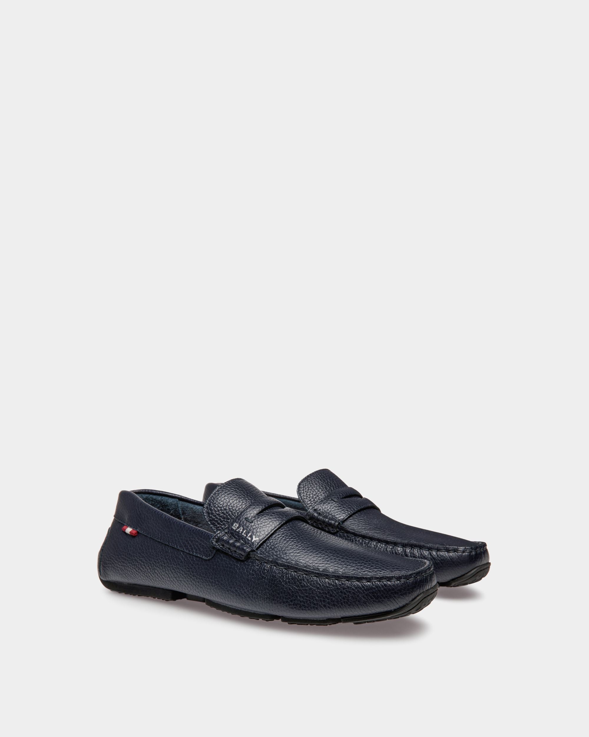 Pilot ドライビングシューズ ネイビーブルー グレインレザー - 男性 - Bally - 02