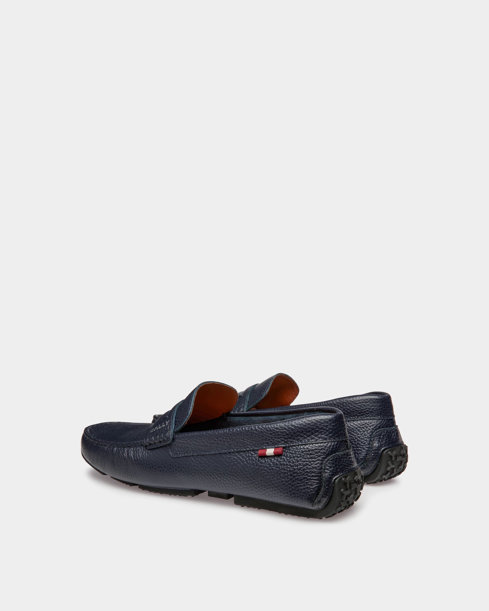 Pilot ドライビングシューズ ネイビーブルー グレインレザー - 男性 - Bally - 03