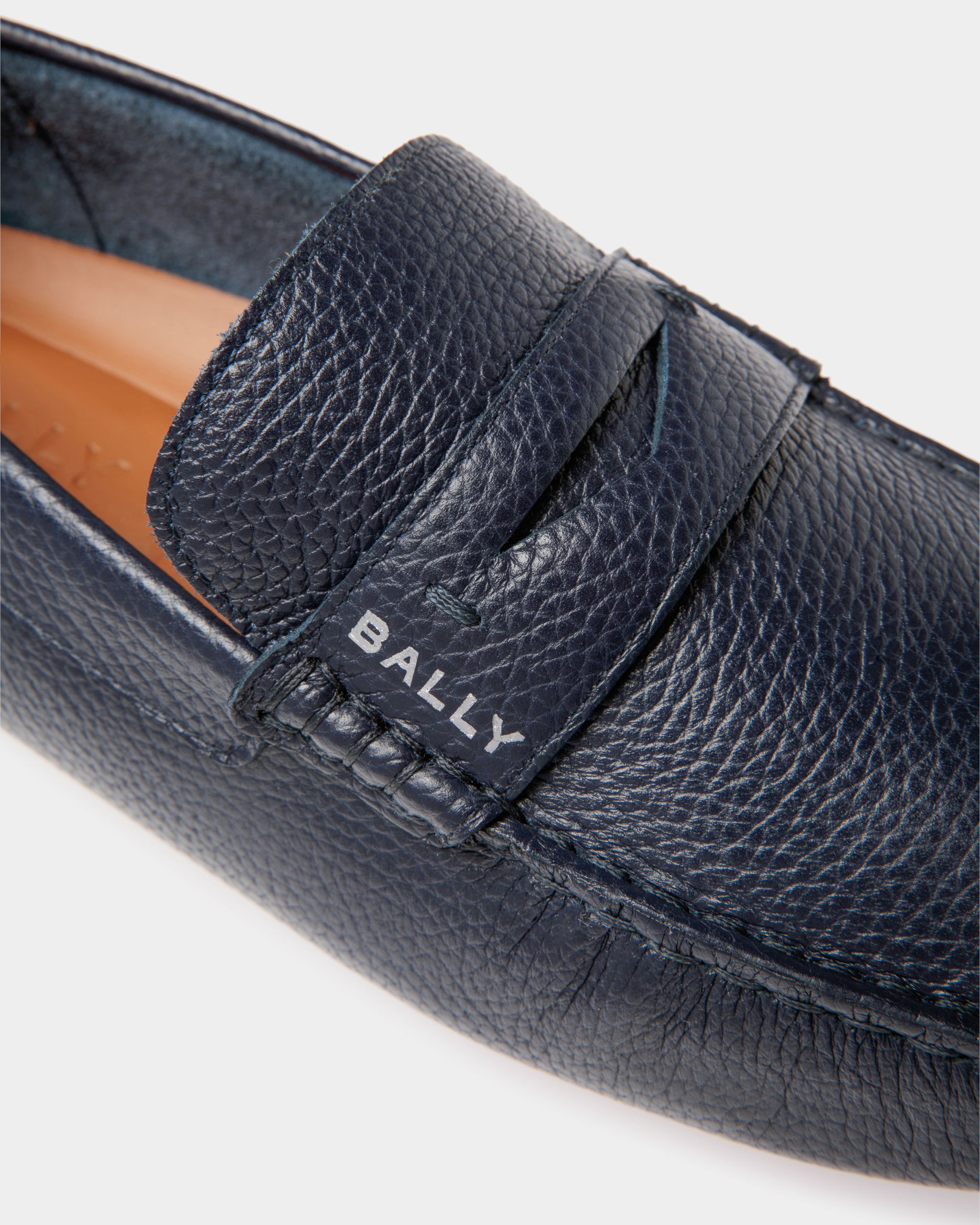 Pilot ドライビングシューズ ネイビーブルー グレインレザー - 男性 - Bally - 04