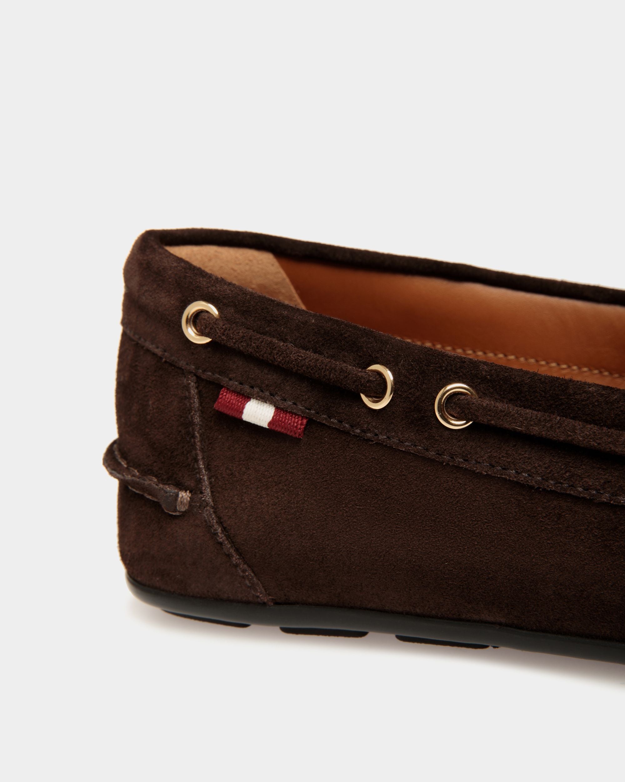 Clay ドライビングシューズ エバノブラウン スエード - 男性 - Bally - 05