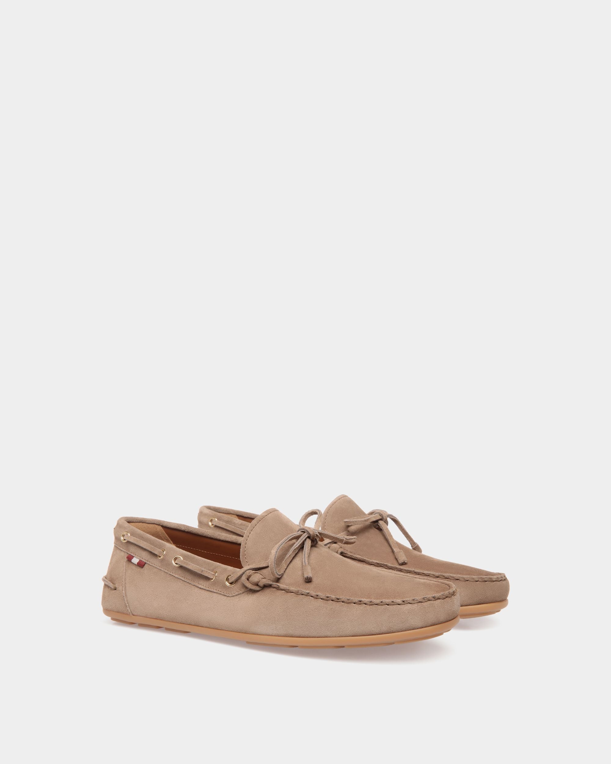Clay ドライビングシューズ トープブラウン スエード - 男性 - Bally - 02
