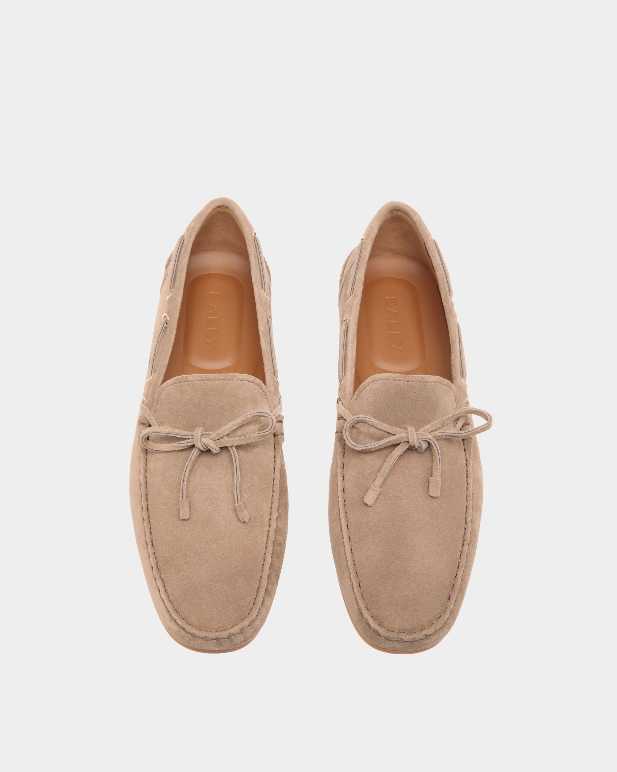 Clay ドライビングシューズ トープブラウン スエード - 男性 - Bally - 04