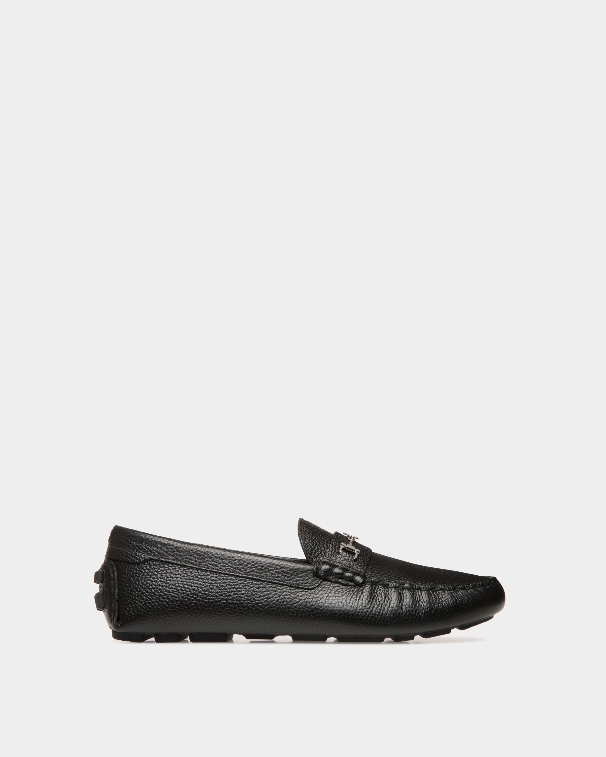 Kerbs ドライビングシューズ ブラック グレインレザー - 男性 - Bally - 01