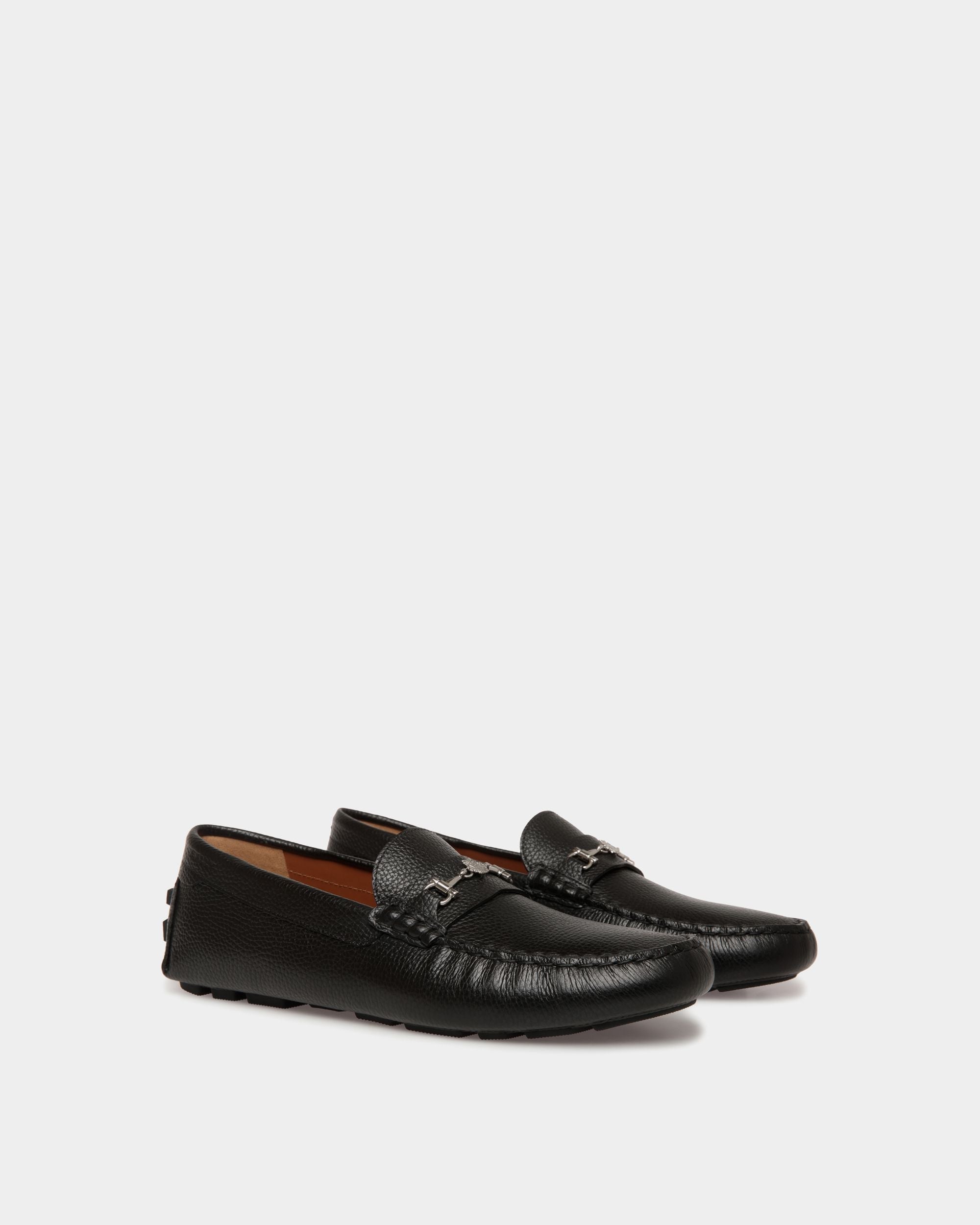 Kerbs ドライビングシューズ ブラック グレインレザー - 男性 - Bally - 03