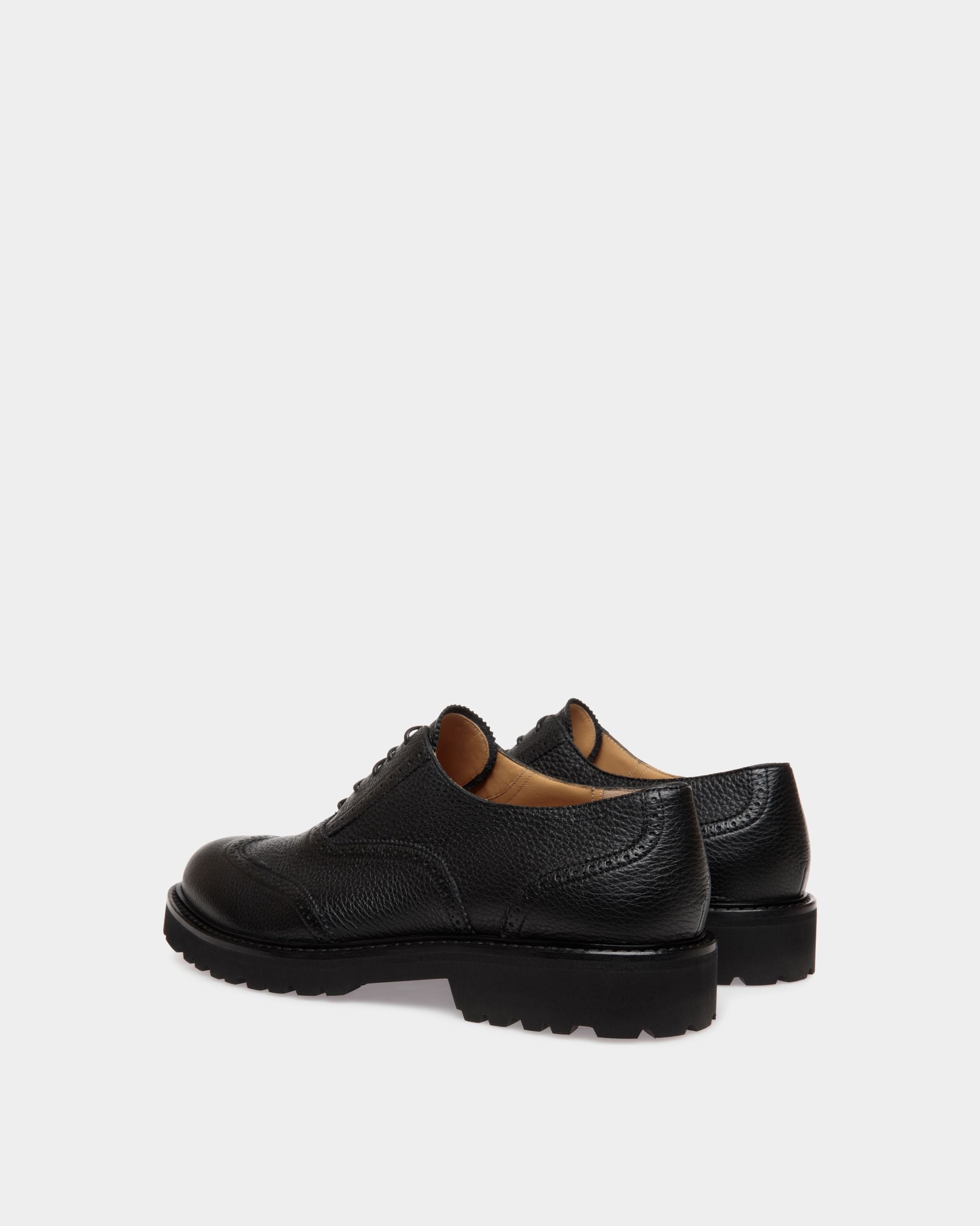 Lace-Ups In Black Leather - 男性 - Bally - 03