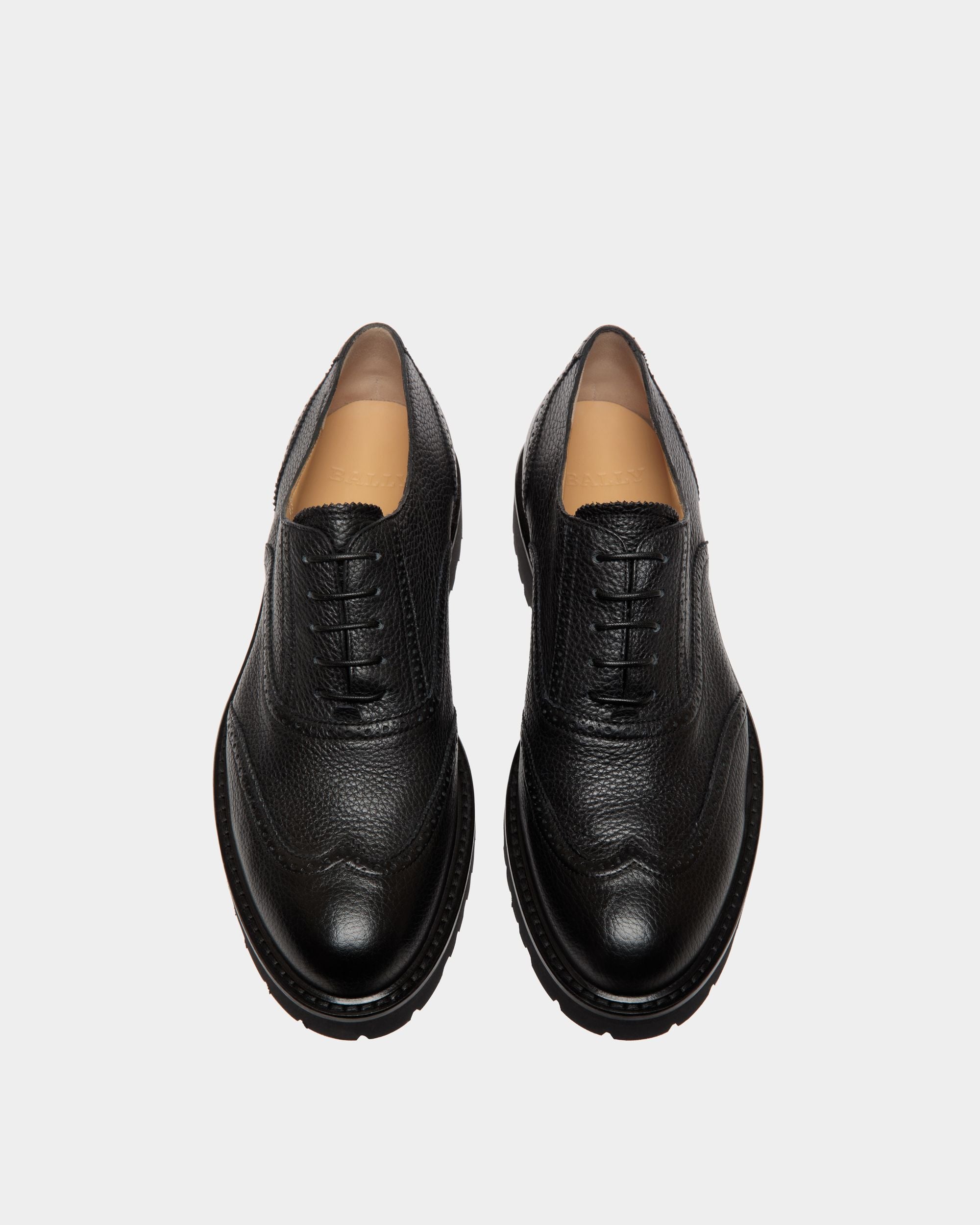 Lace-Ups In Black Leather - 男性 - Bally - 04