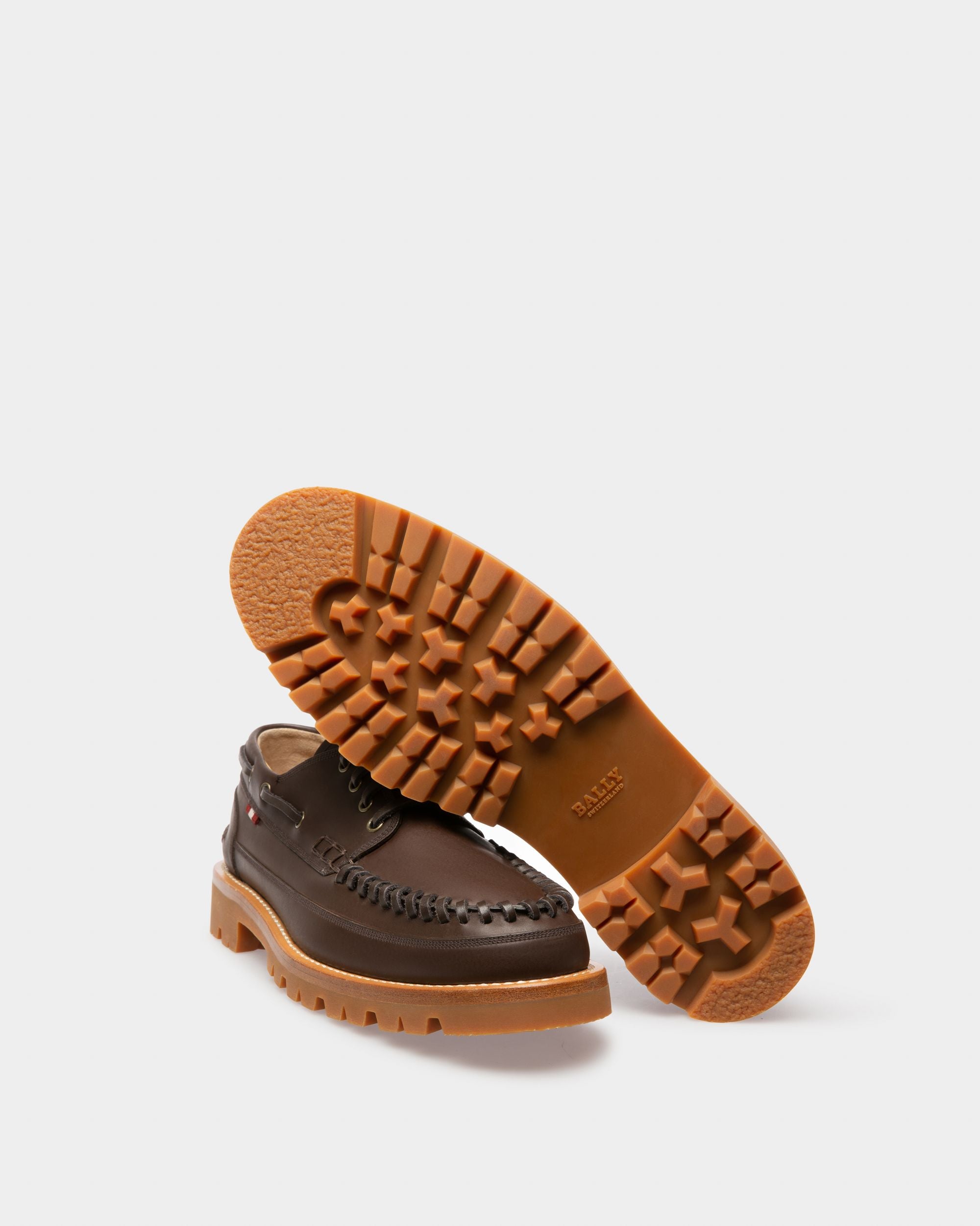 Tristan ブラウン レザー モカシン - 男性 - Bally - 04