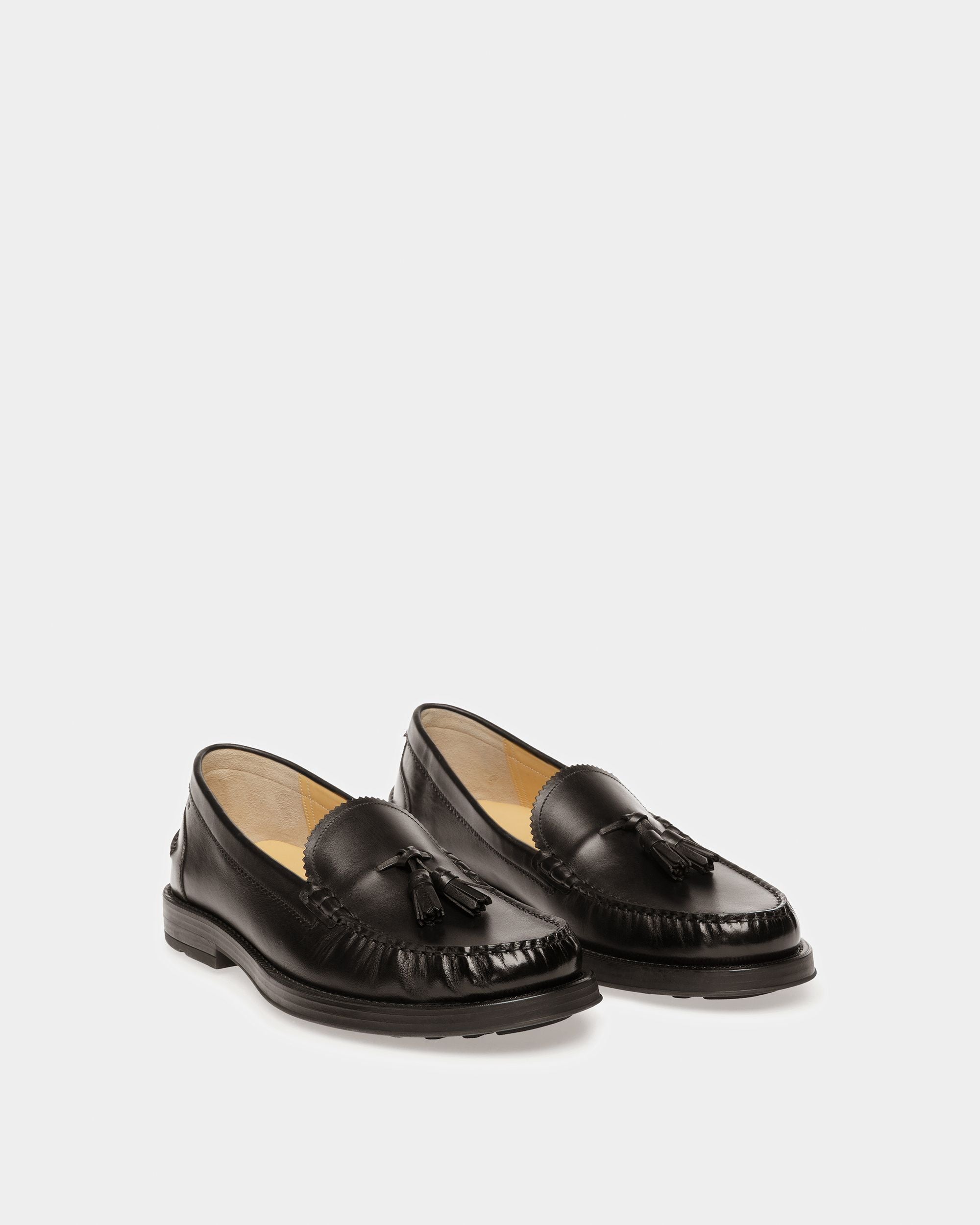 Resel ブラック レザー モカシン - 男性 - Bally - 02