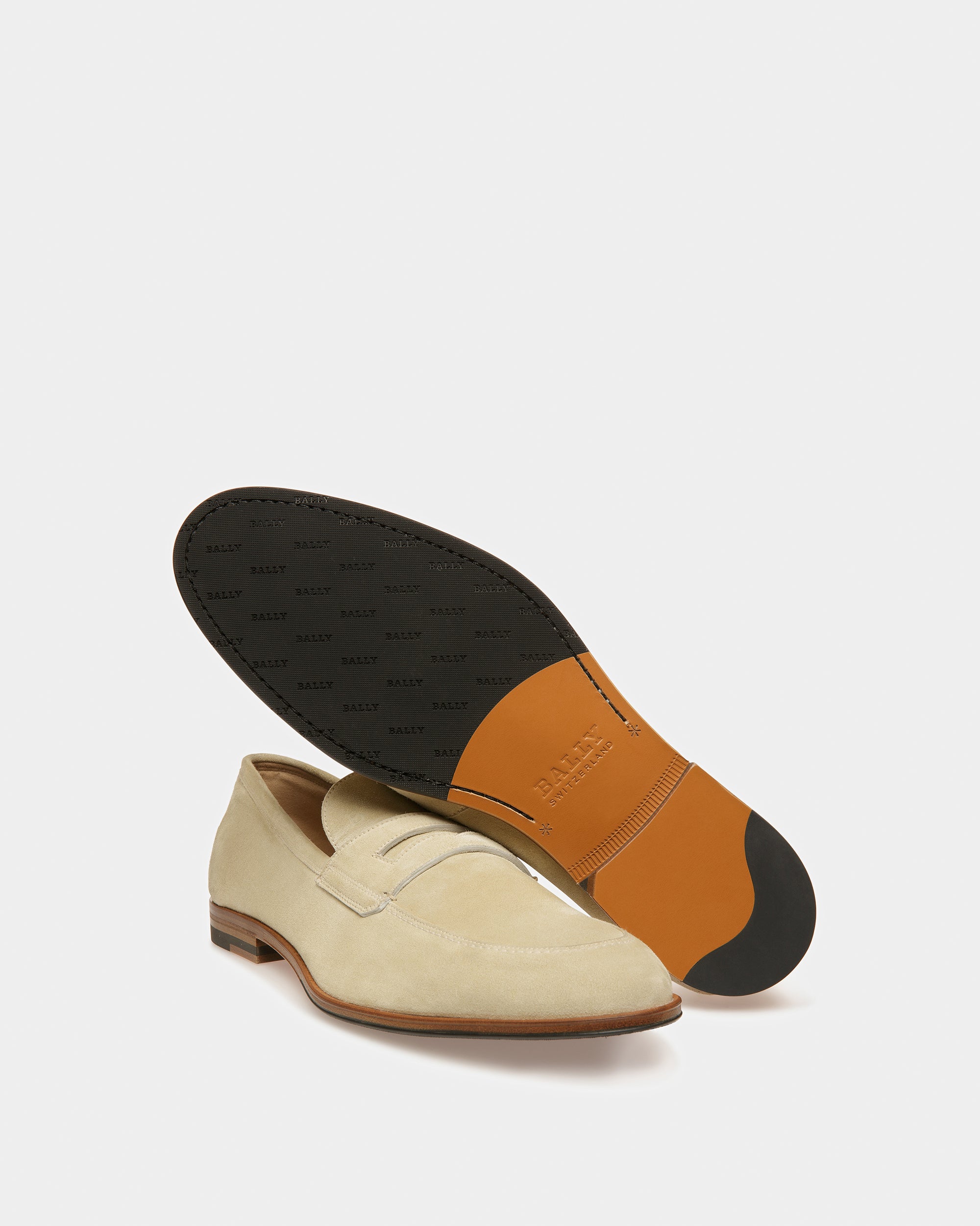 Webb フォッシルベージュ レザー ローファー - 男性 - Bally - 05