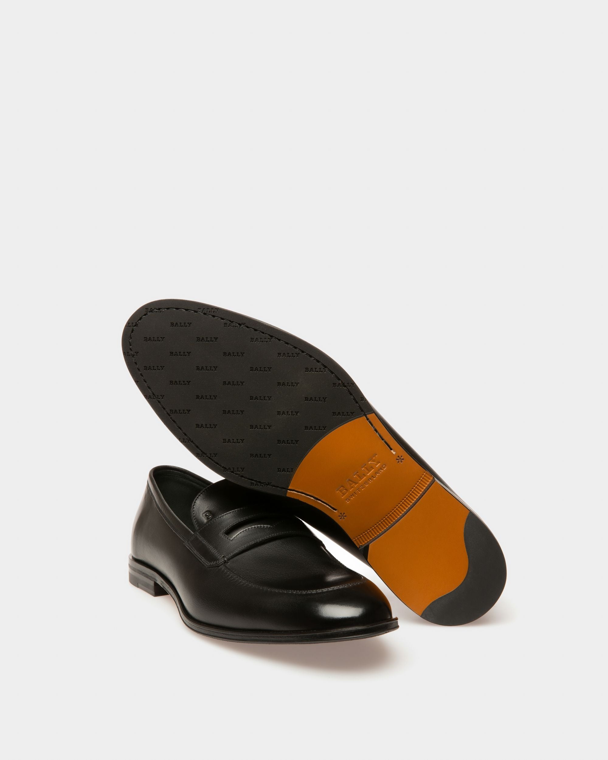 Webb ブラック レザー ローファー - 男性 - Bally - 05