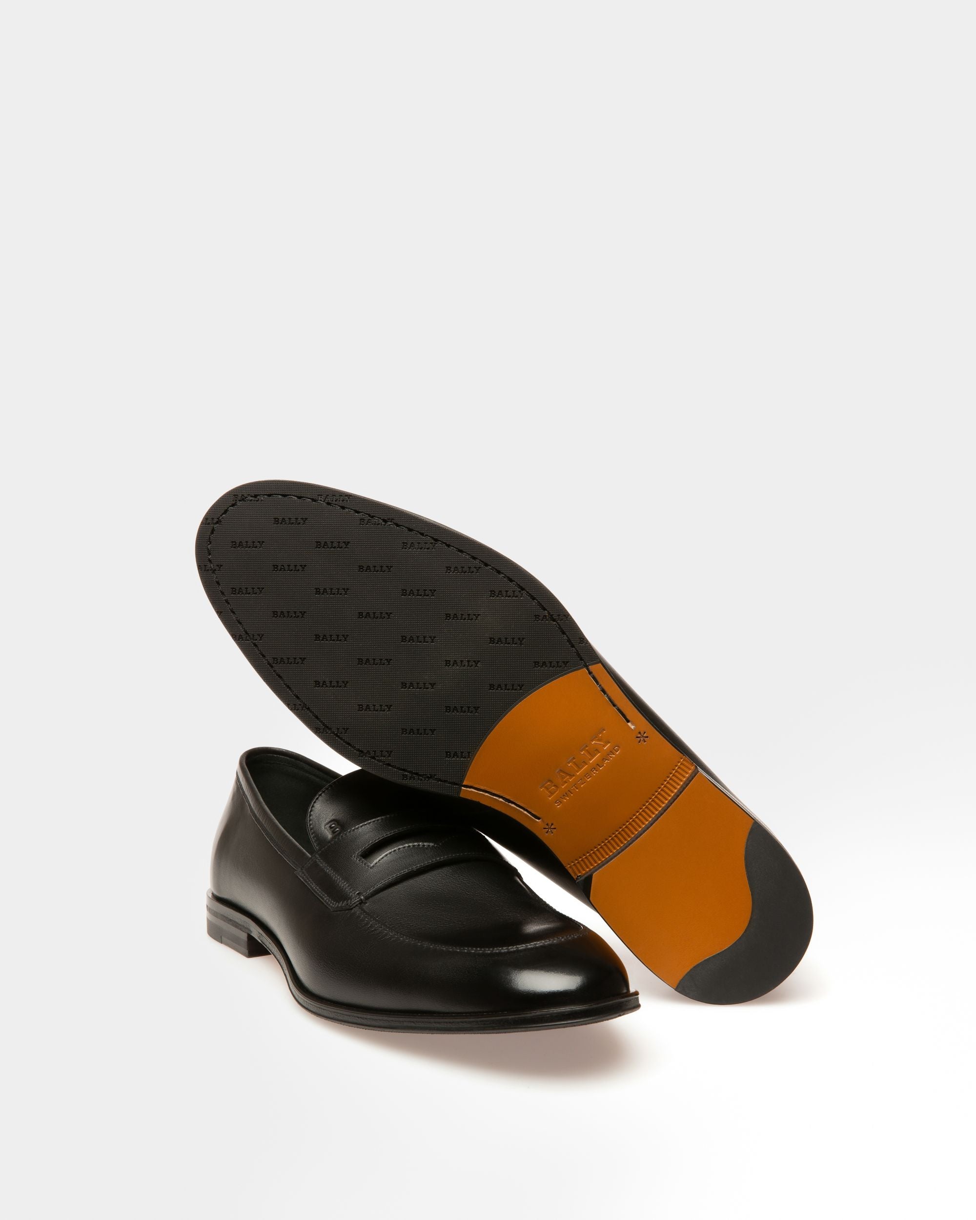 Webb ブラック レザー ローファー - 男性 - Bally - 06