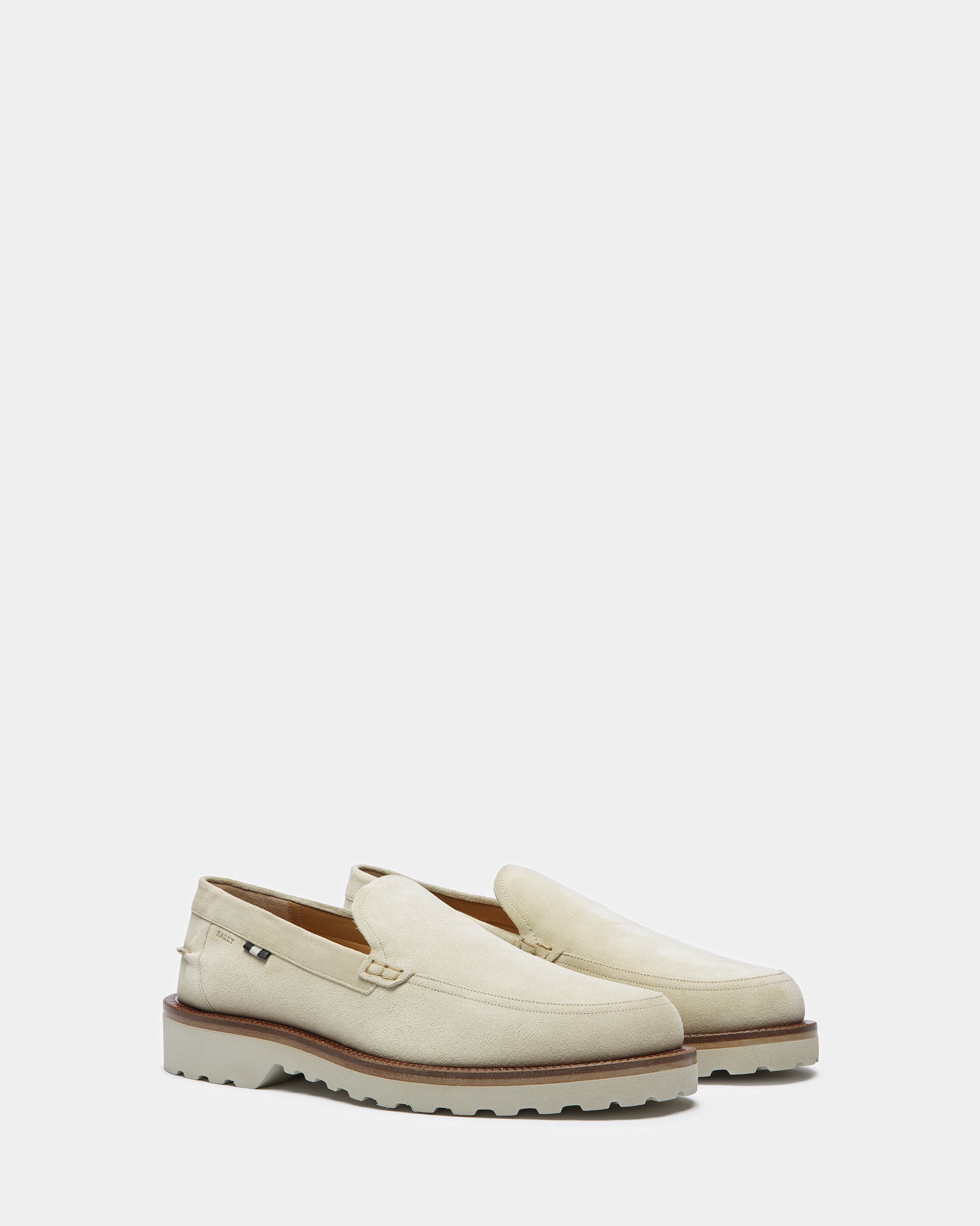 Novald フォッシルベージュ レザー ローファー - 男性 - Bally - 05