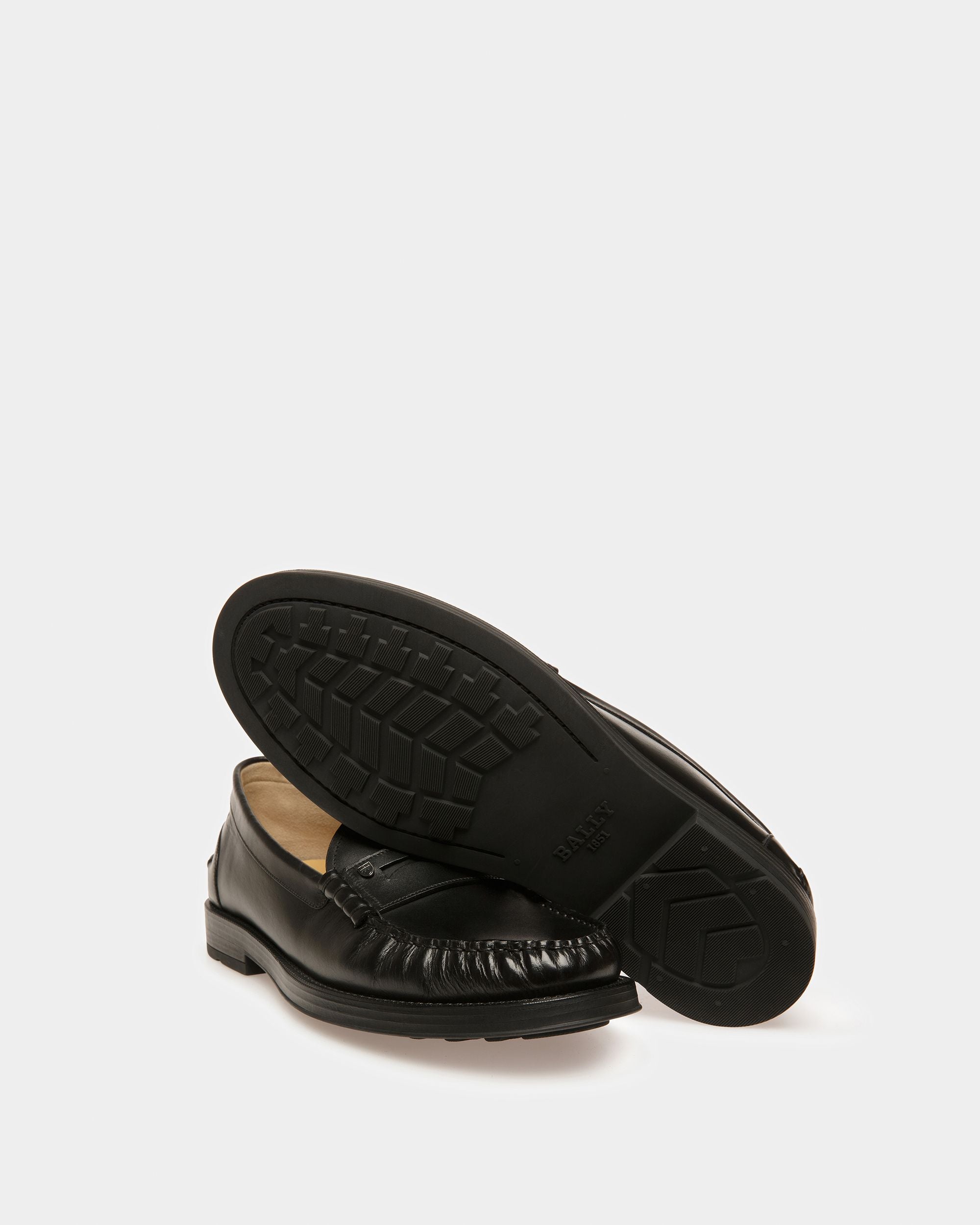 Roody ブラック レザー モカシン - 男性 - Bally - 05