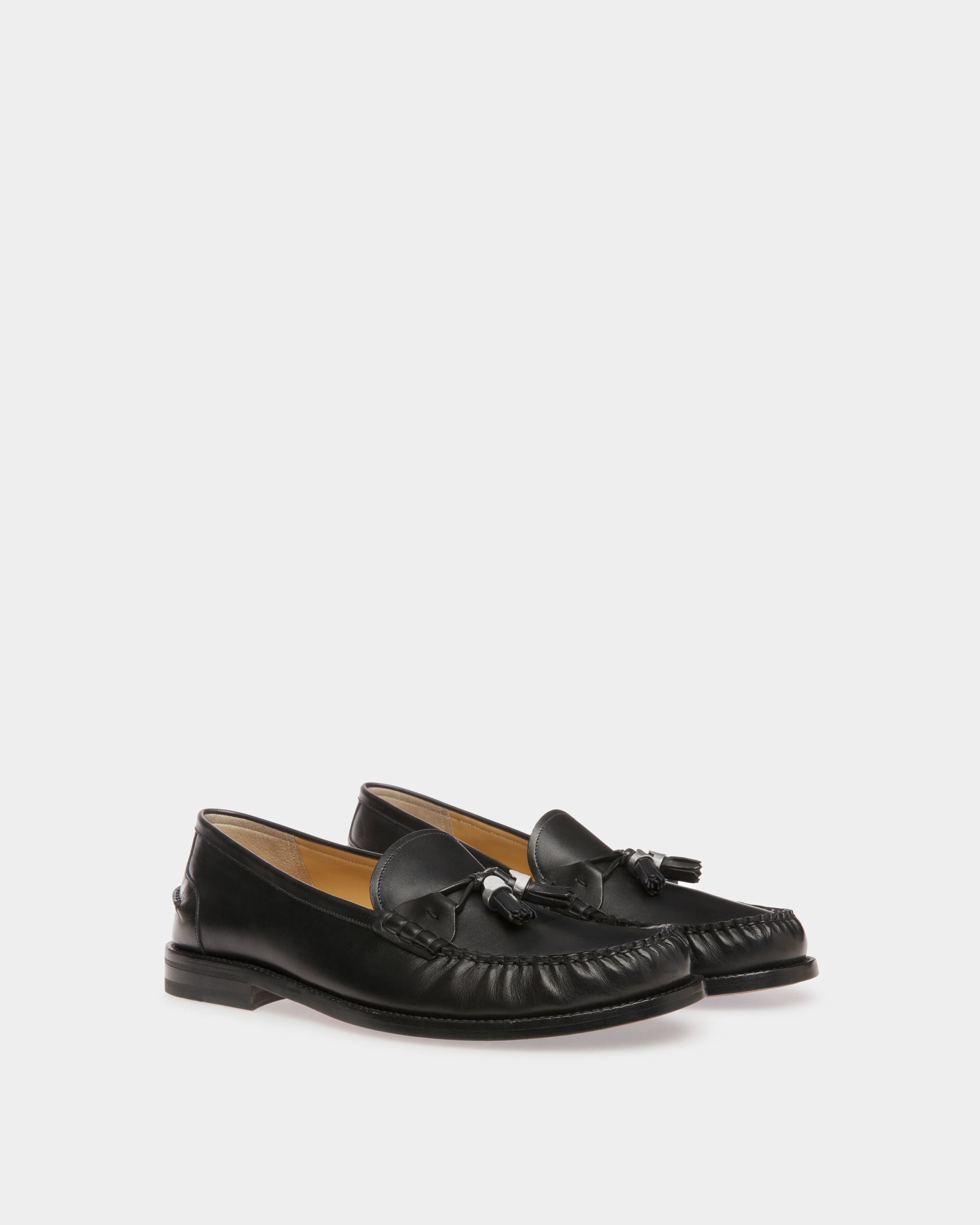 Rome モカシン ブラック レザー - 男性 - Bally - 03
