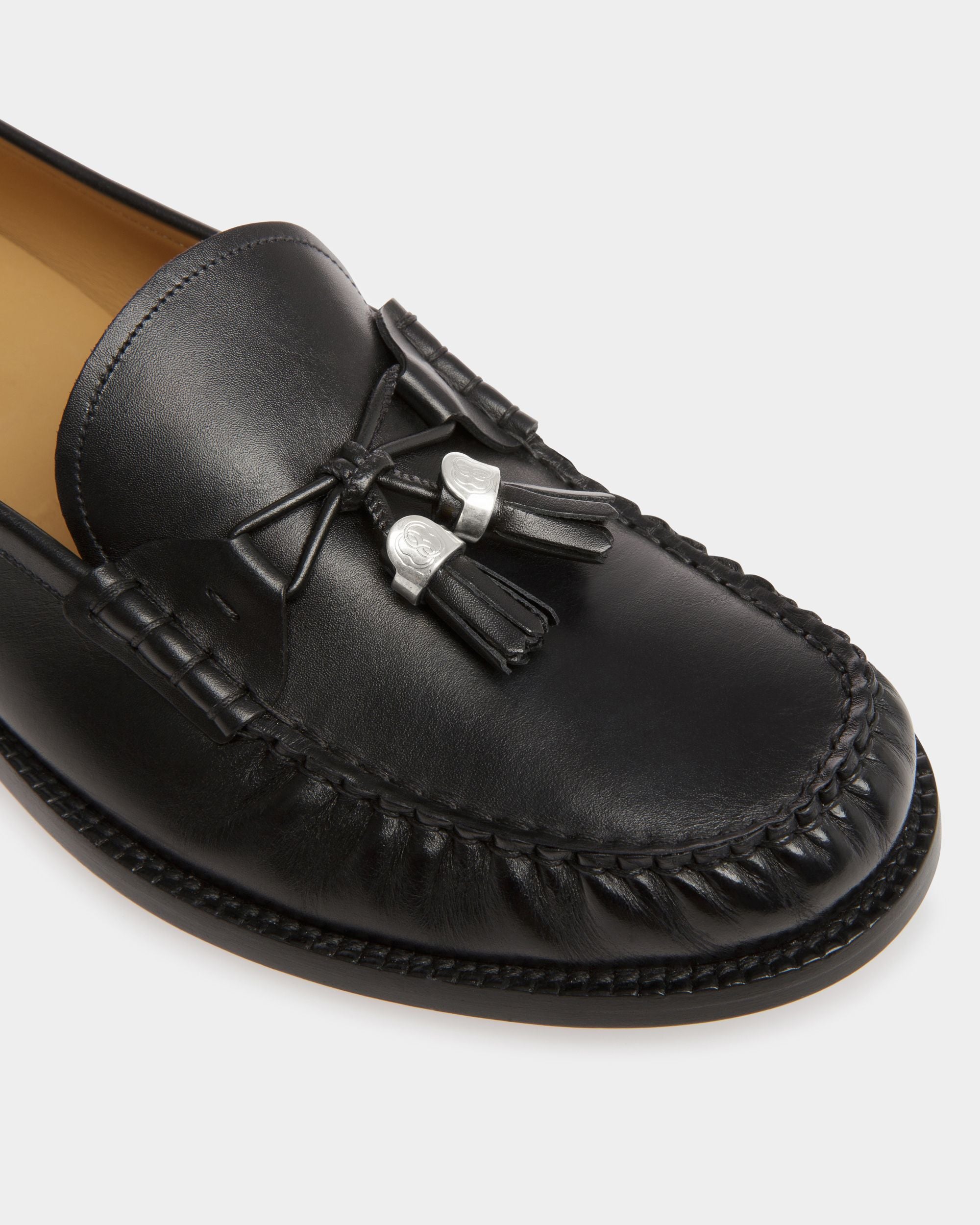 Rome モカシン ブラック レザー - 男性 - Bally - 06