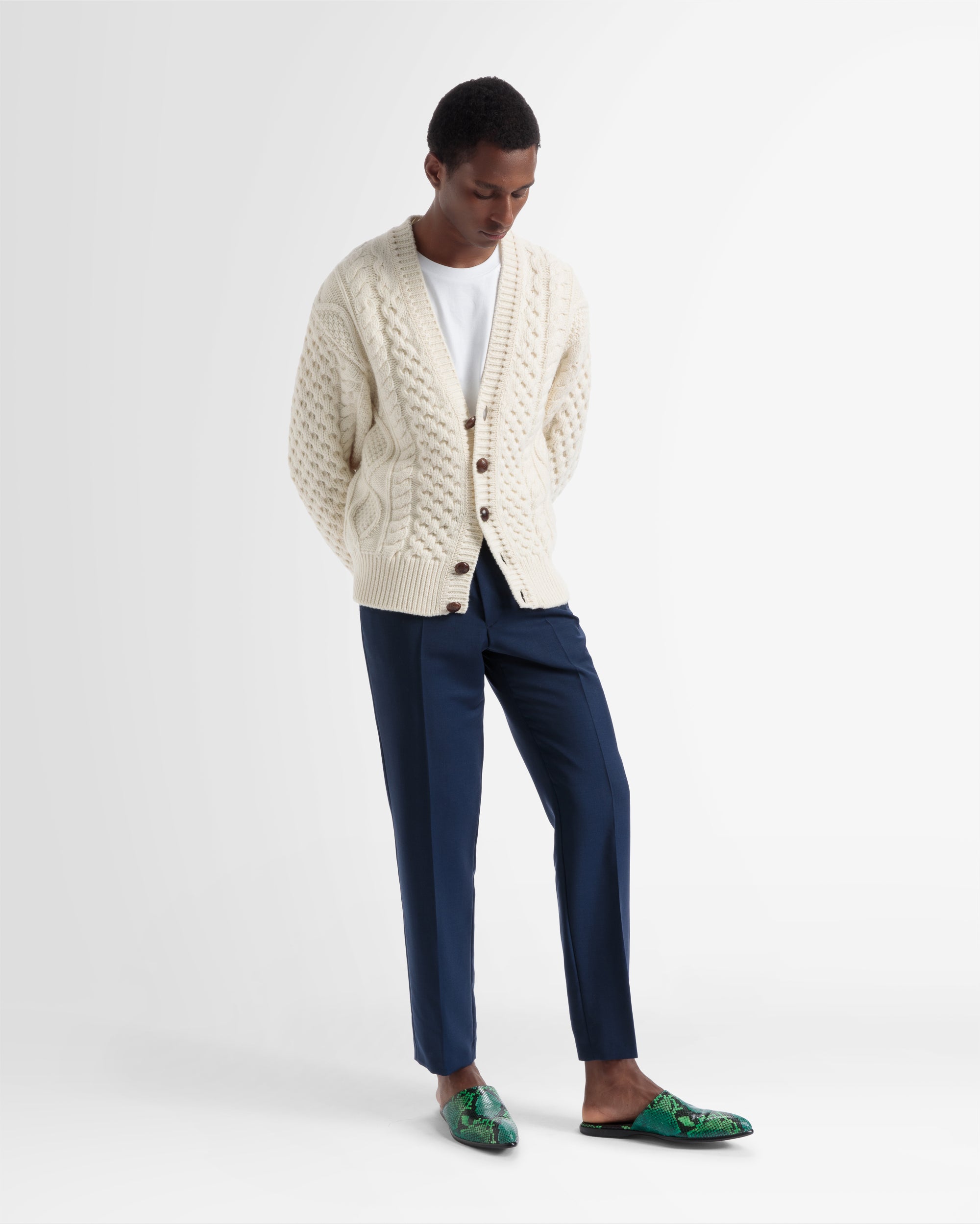 Gaiman バックレスシューズ パイソンプリント - 男性 - Bally - 06
