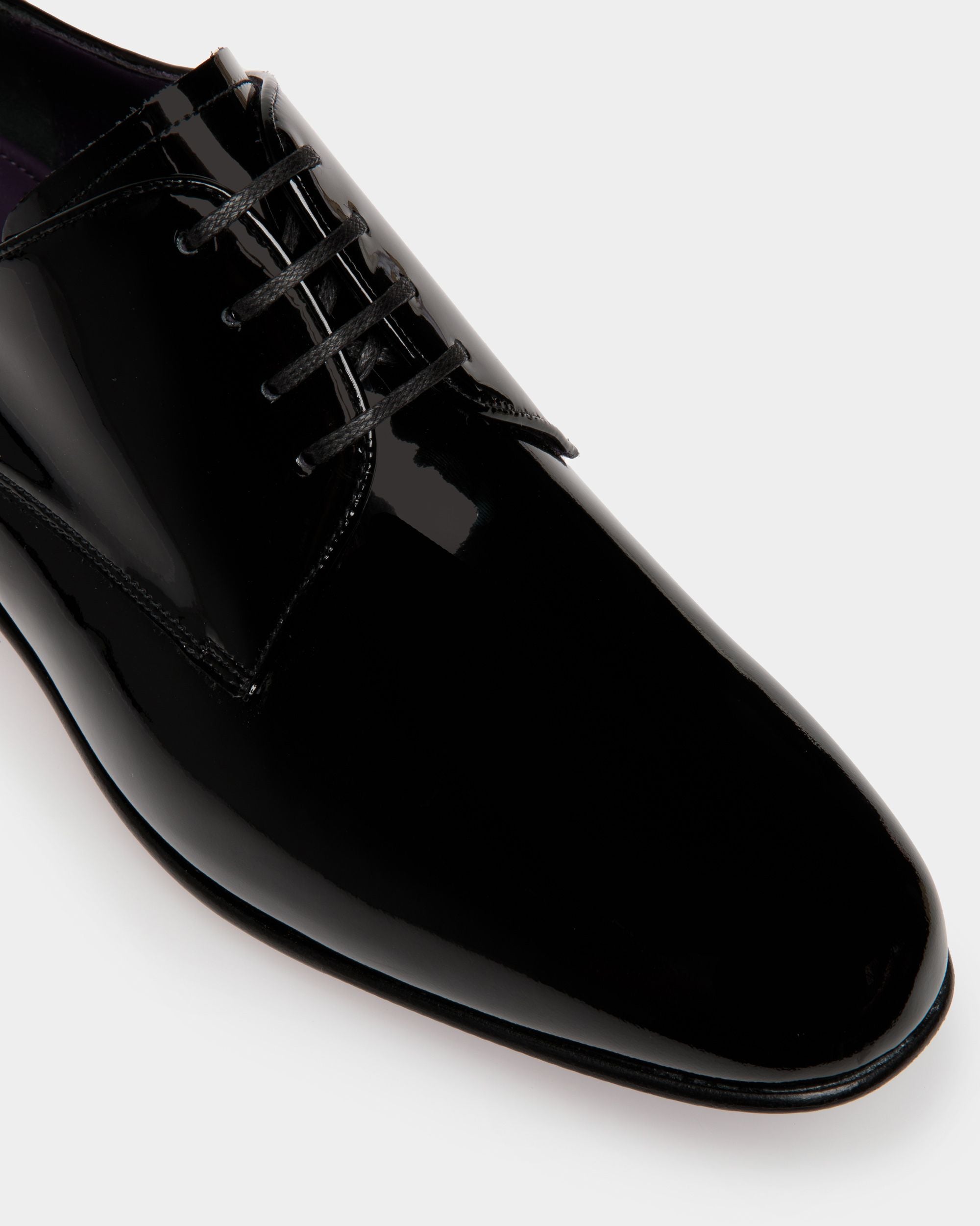 Suisse ダービーシューズ パテントレザー ブラック - 男性 - Bally - 05