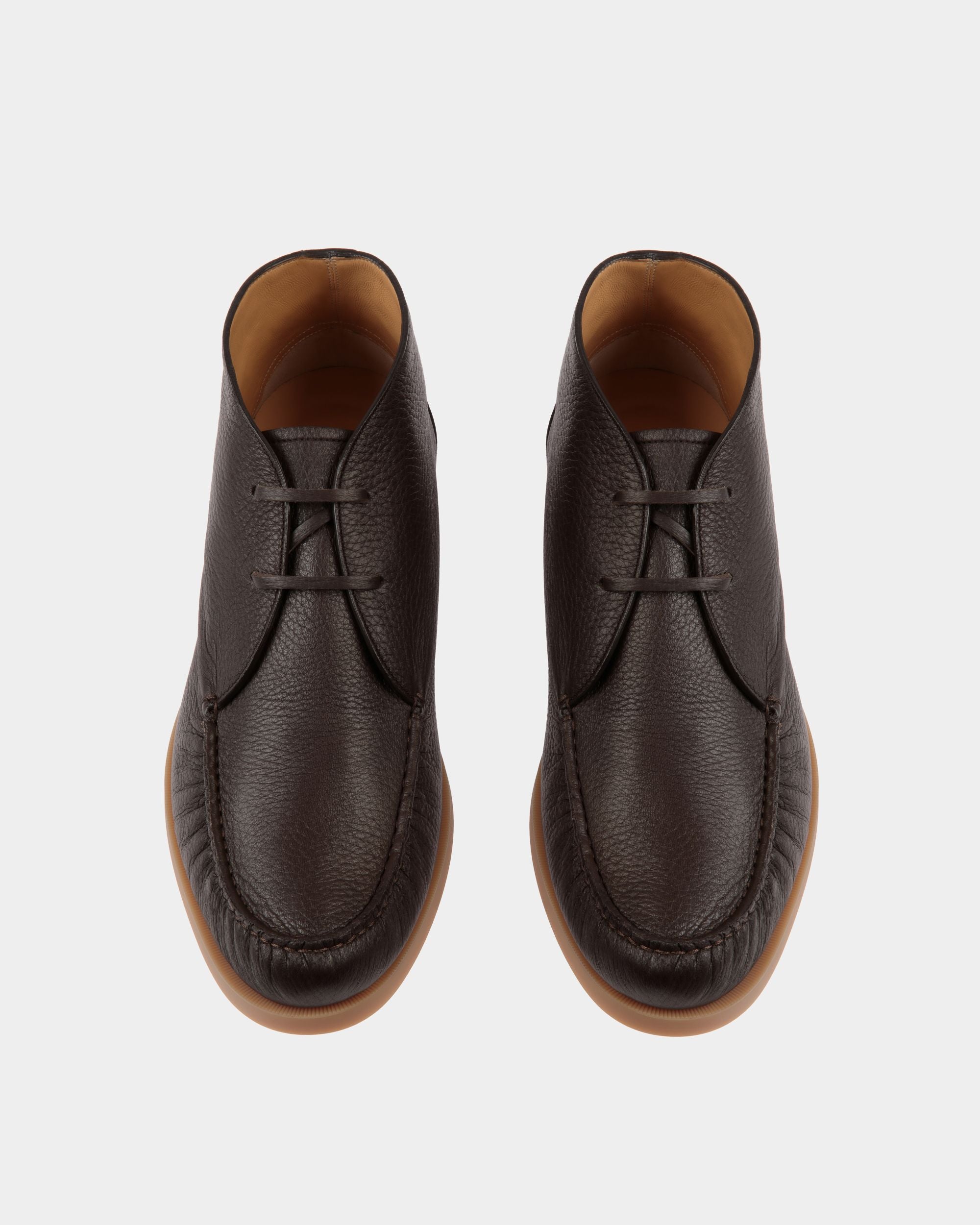 Nelson ブーティ エバノブラウン ディアスキンレザー - 男性 - Bally - 05