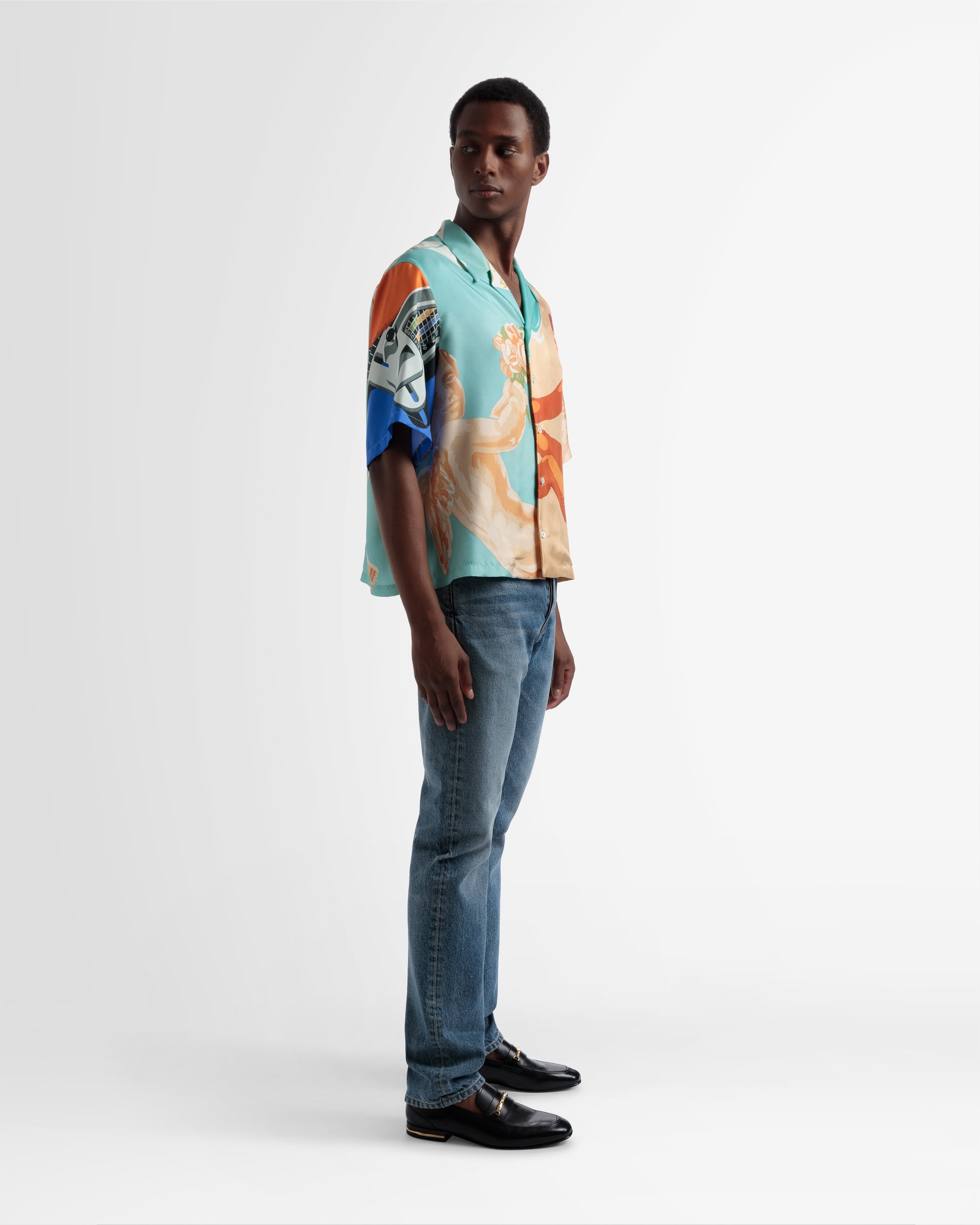 シルク ボウリングシャツ マルチカラー - 男性 - Bally - 03