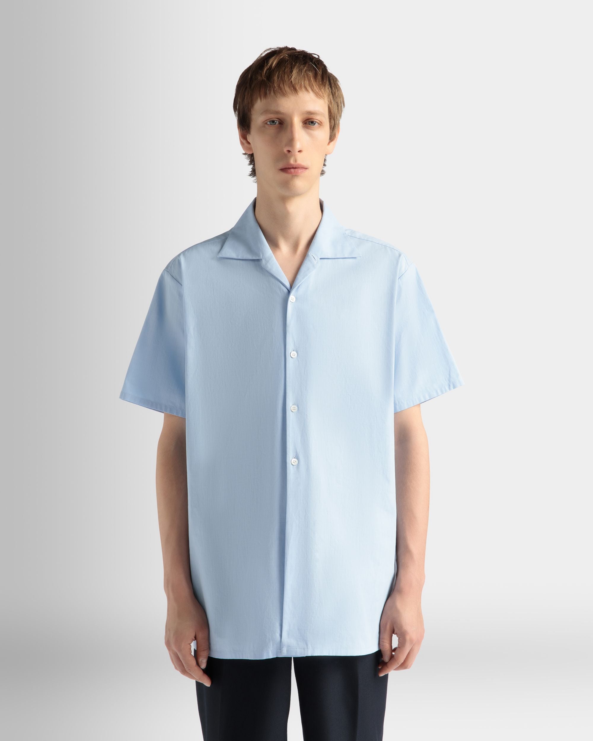 シャツ Light Blue コットン - 男性 - Bally - 03