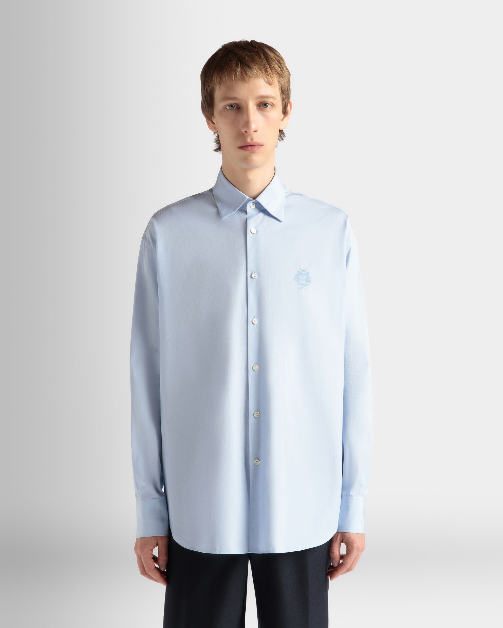 シャツ Light Blue コットン - 男性 - Bally - 03