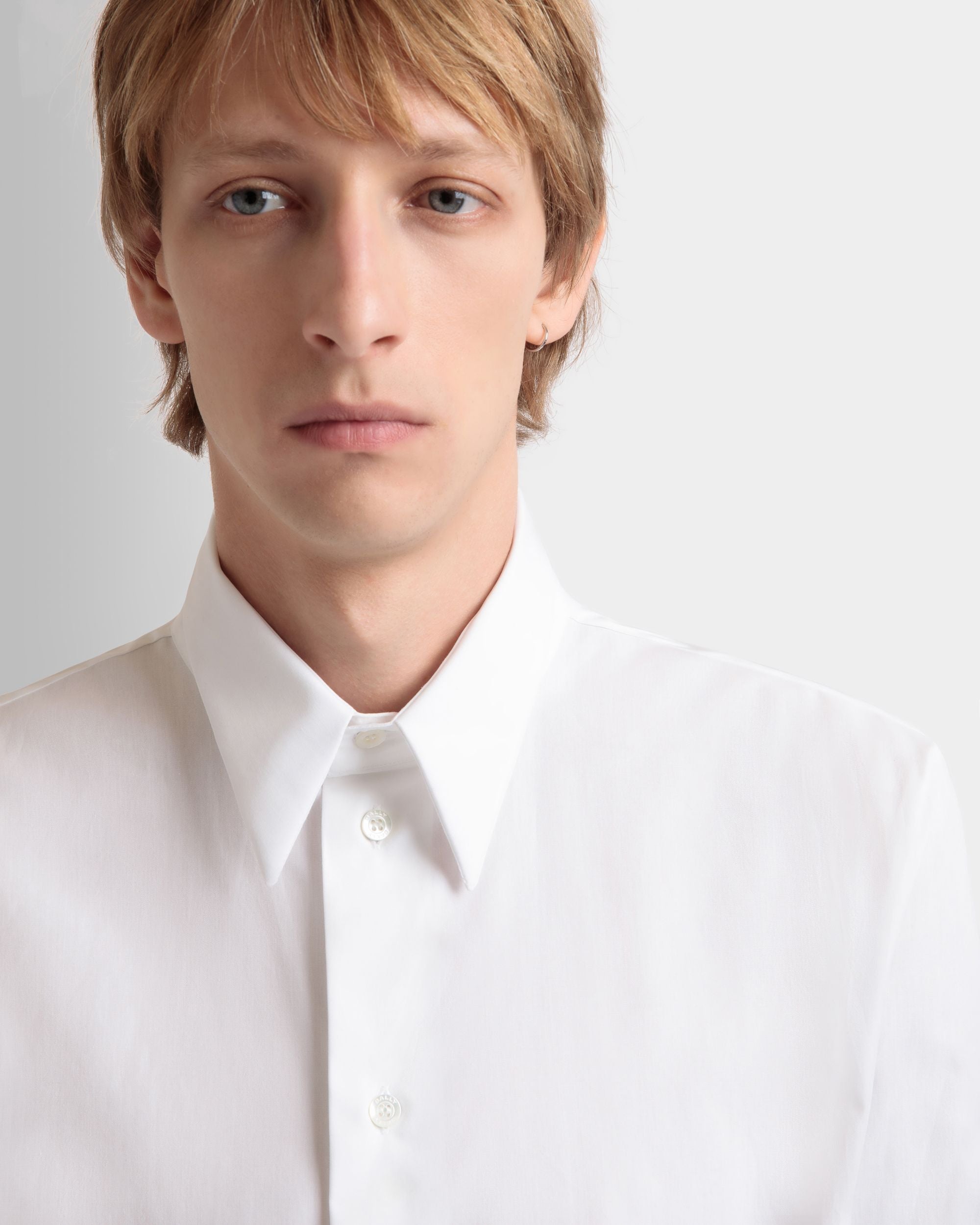ロングスリーブ シャツ ホワイト コットン - 男性 - Bally - 03