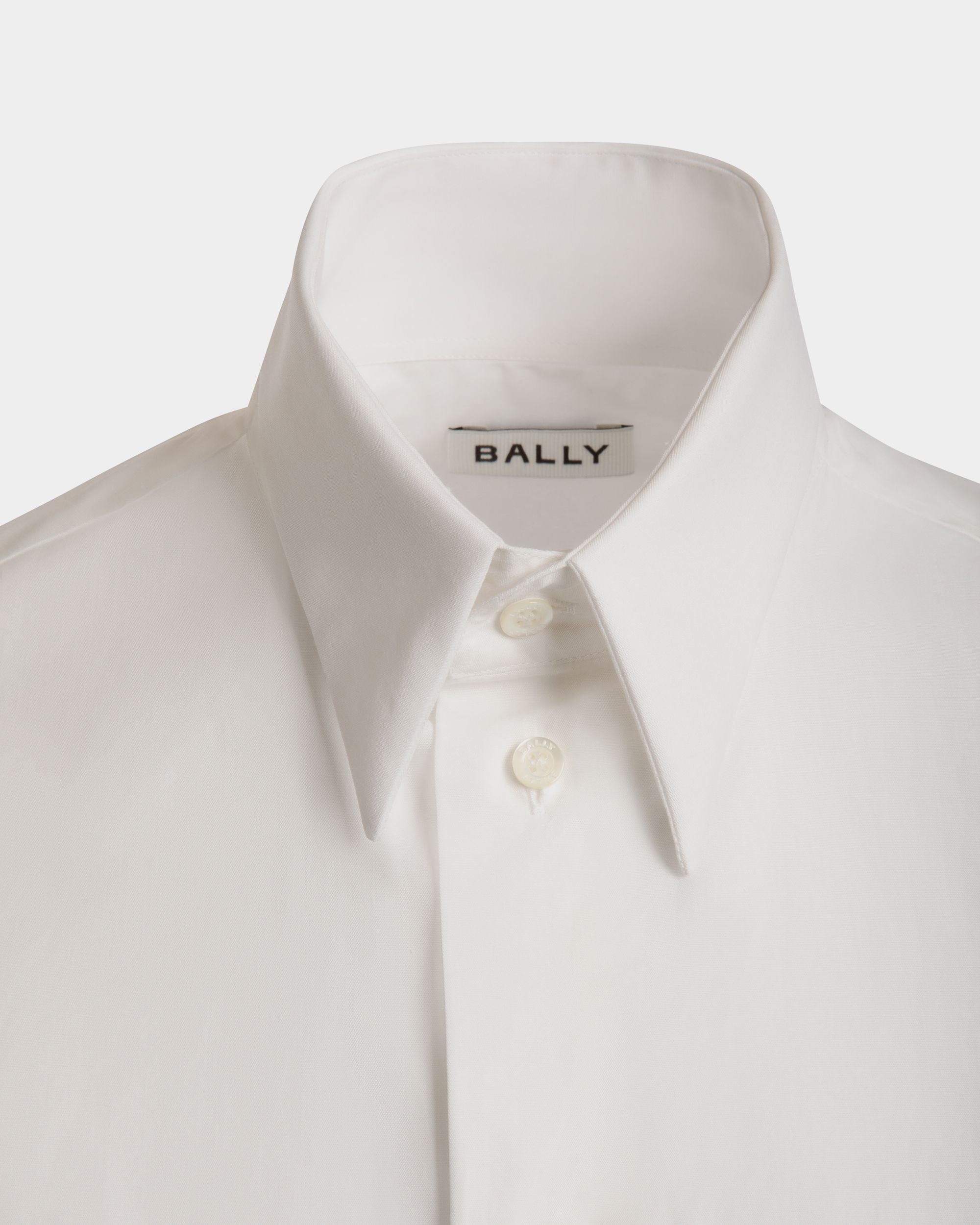 ロングスリーブ シャツ ホワイト コットン - 男性 - Bally - 04