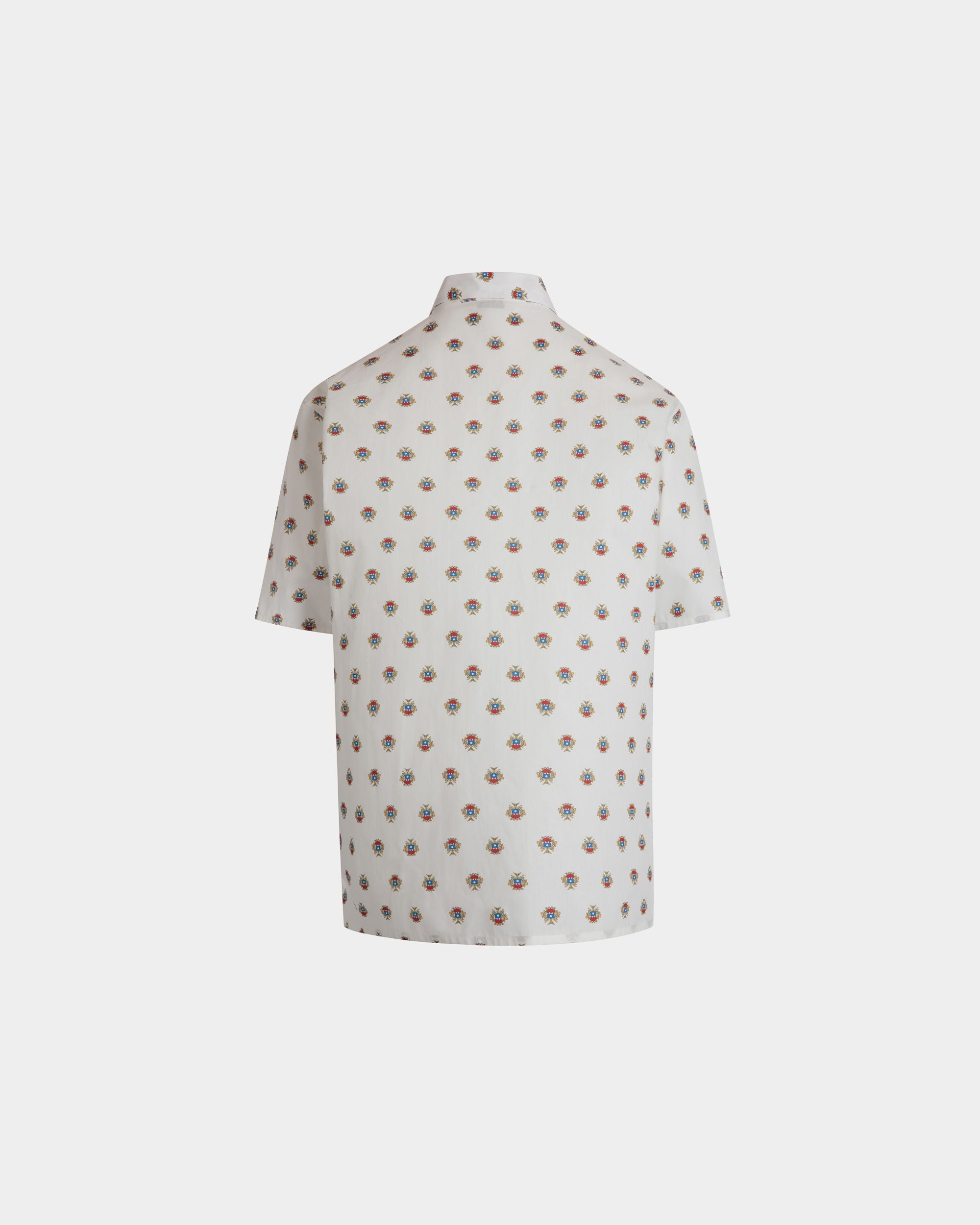 ボウリングシャツ ホワイト コットン Ballyクレストプリント - 男性 - Bally - 07