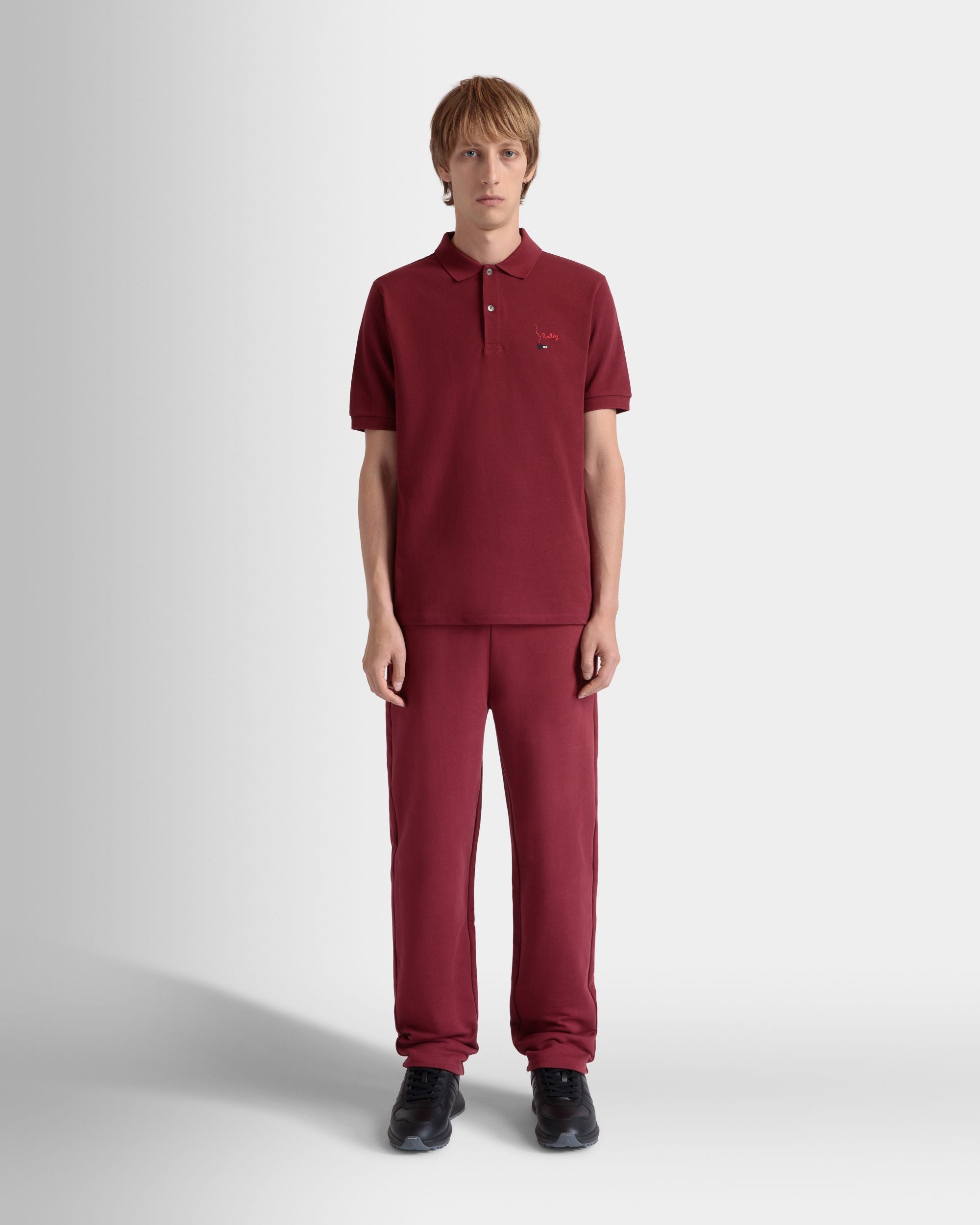ポロシャツ ワインレッド コットン - 男性 - Bally - 02