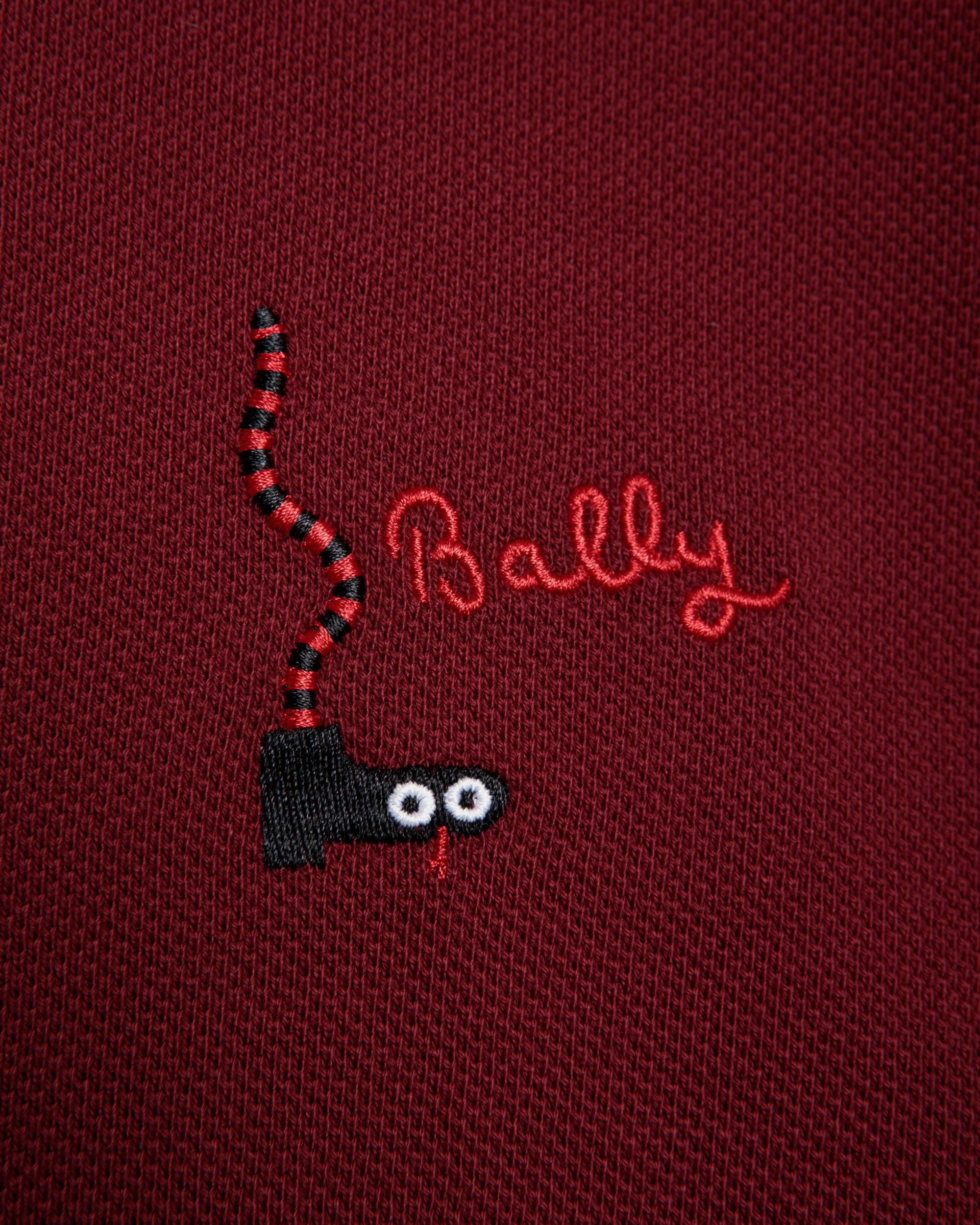 ポロシャツ ワインレッド コットン - 男性 - Bally - 04