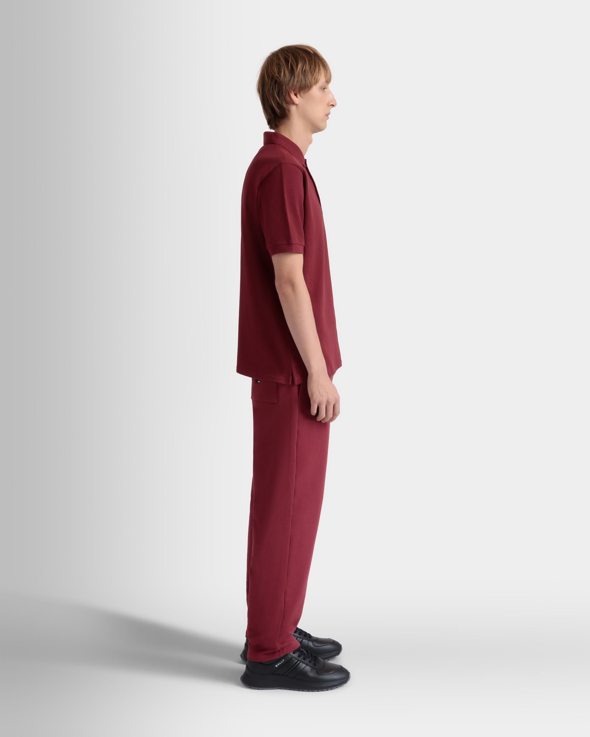 ポロシャツ ワインレッド コットン - 男性 - Bally - 05