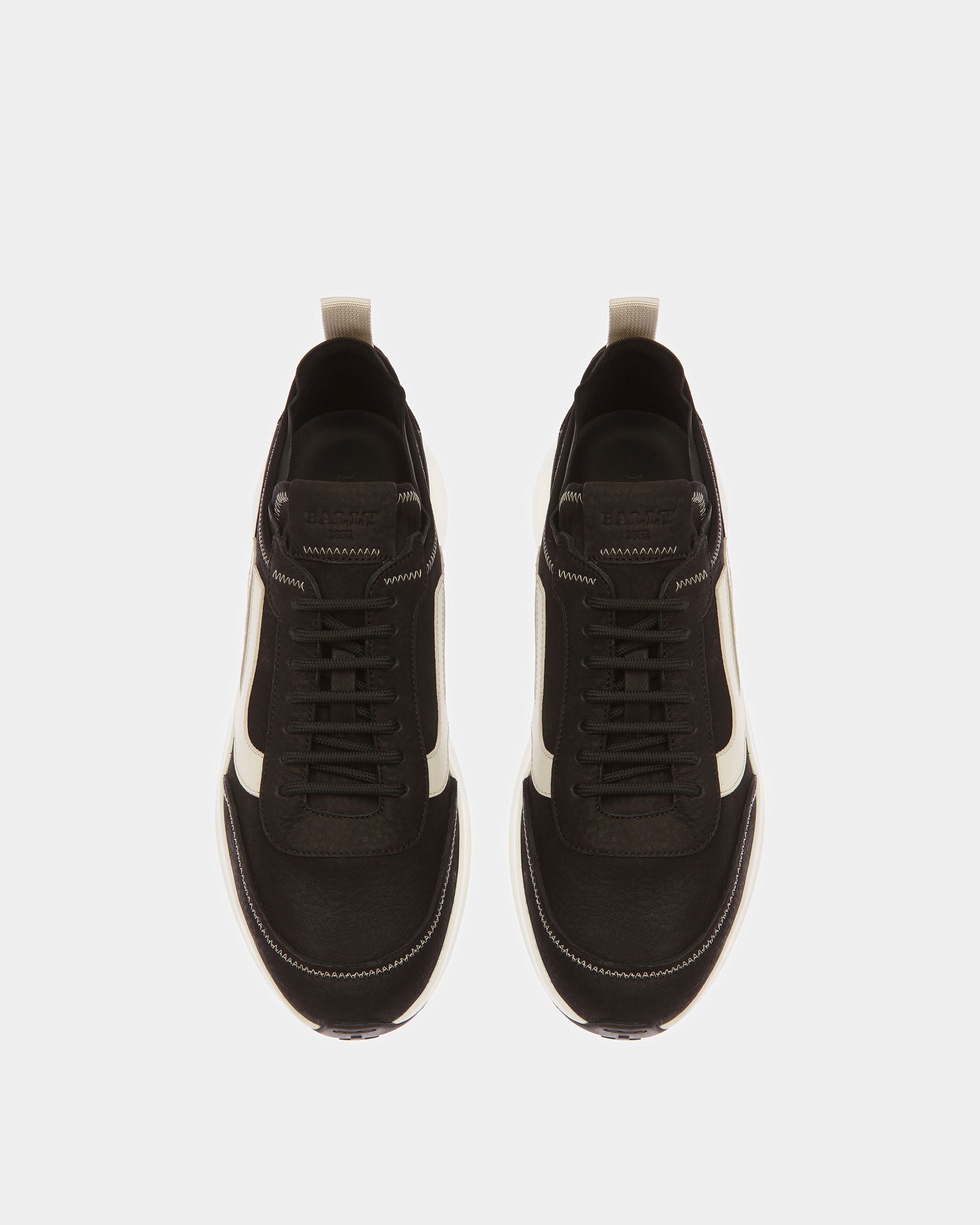 Darys ブラック＆ダスティホワイト レザー スニーカー - 男性 - Bally - 02