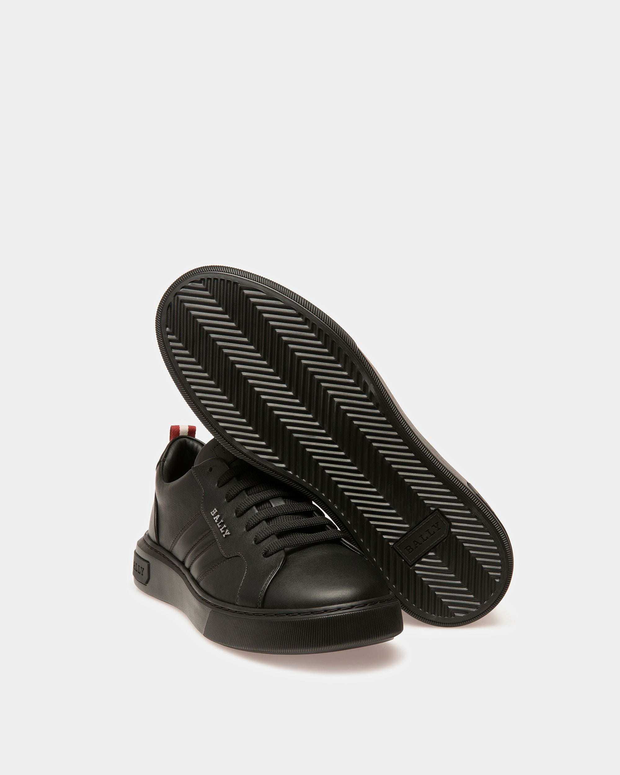 Maxim ブラック レザー スニーカー - 男性 - Bally - 03