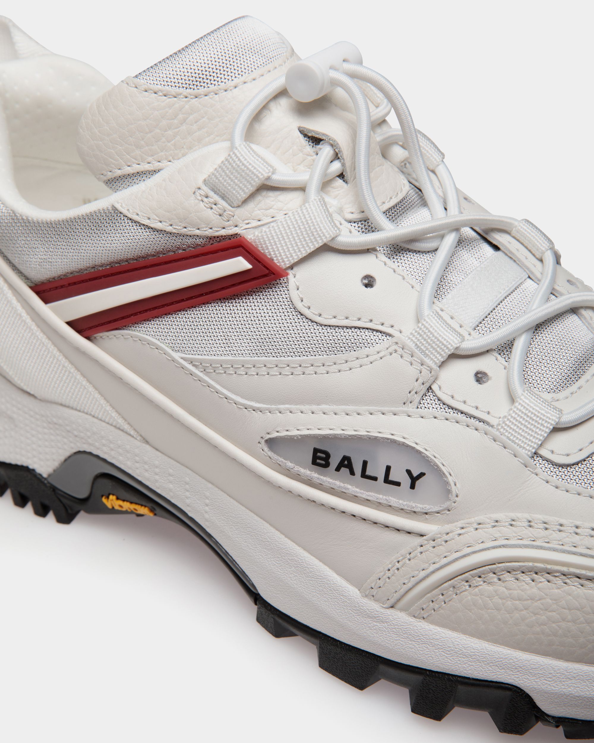 Faster スニーカー ホワイト レザー＆ナイロン - 男性 - Bally - 04