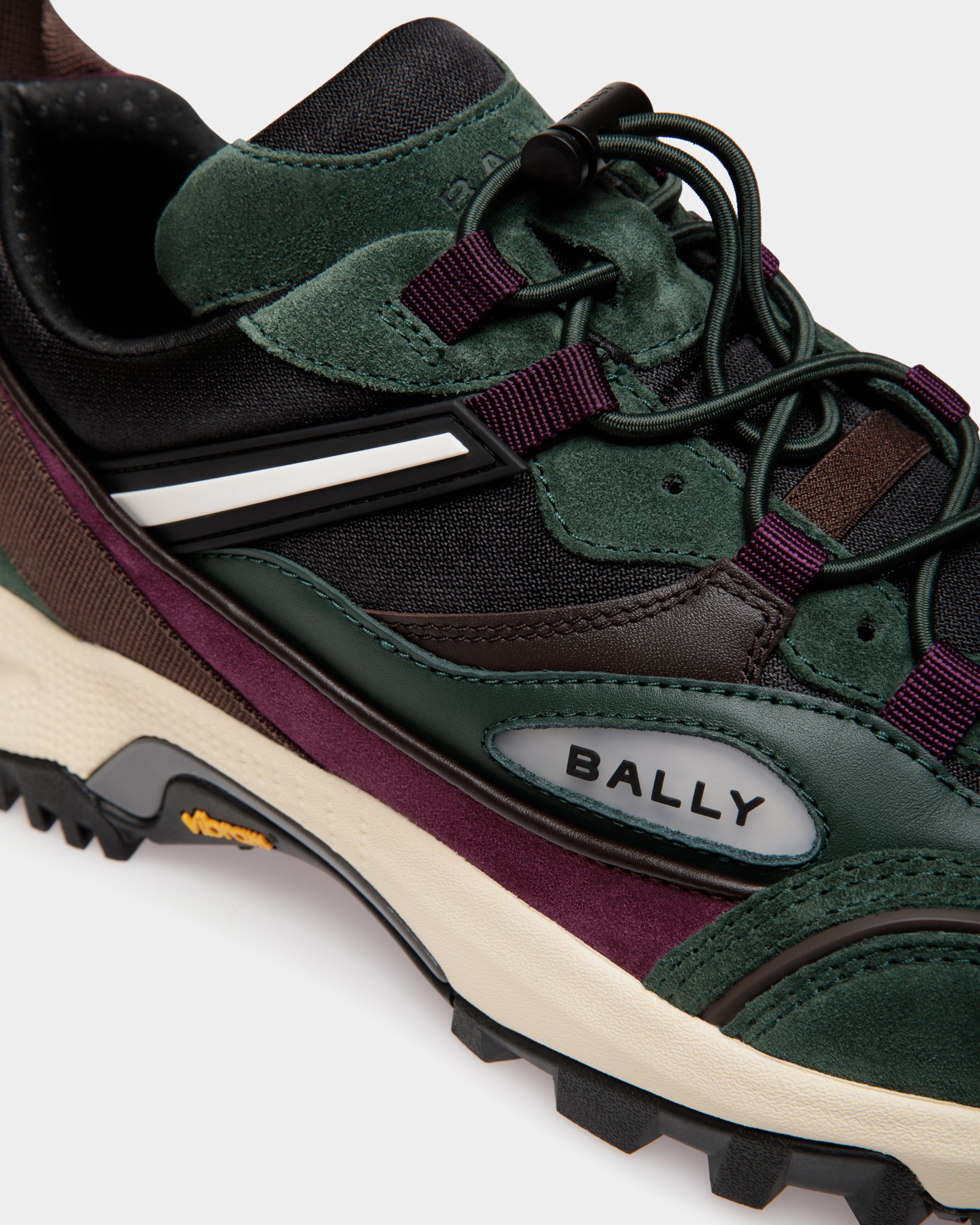Faster スニーカー Bottle Green レザー＆ナイロン - 男性 - Bally - 05