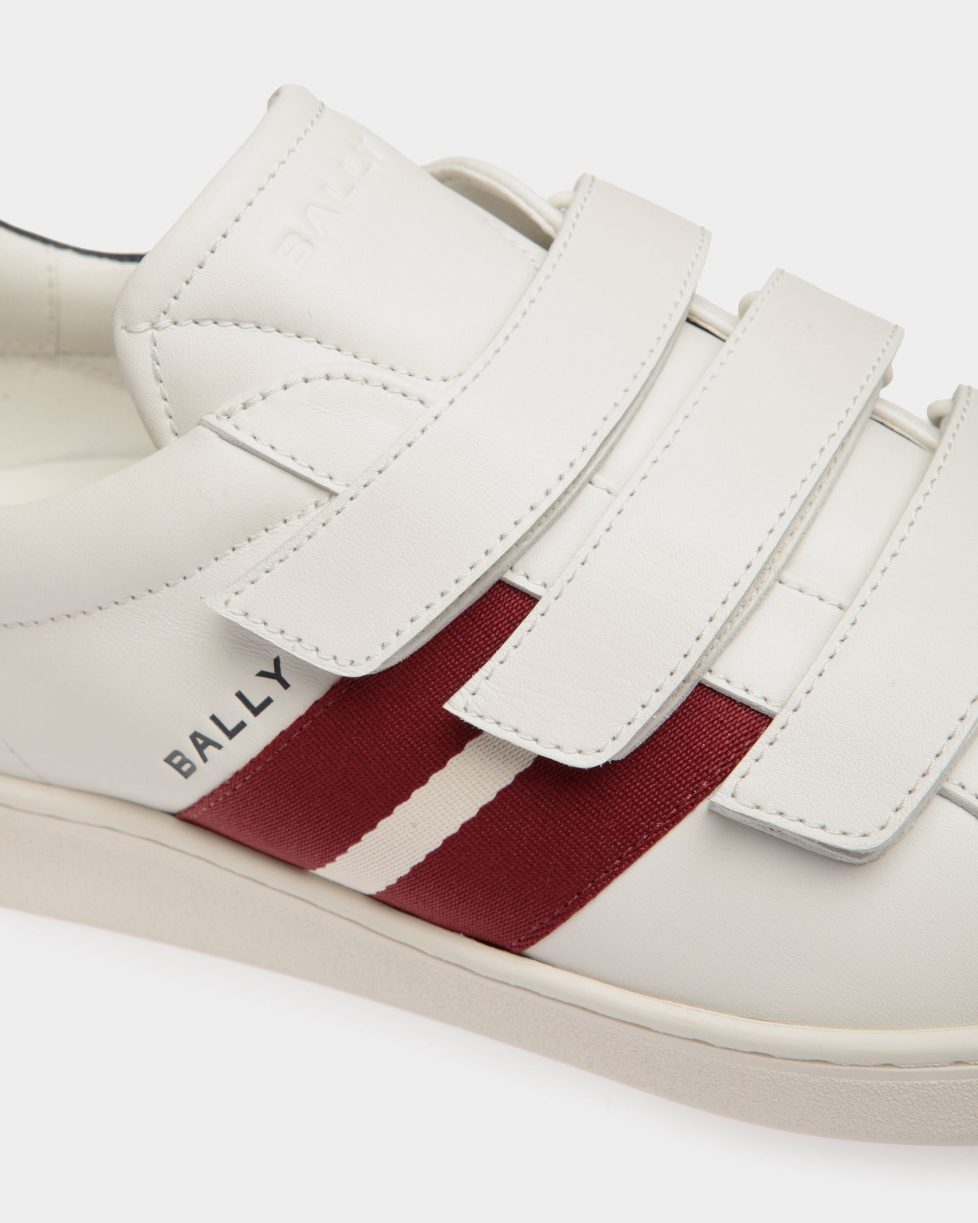 Tennis スニーカー ホワイト＆ネイビーブルー レザー - 男性 - Bally - 06
