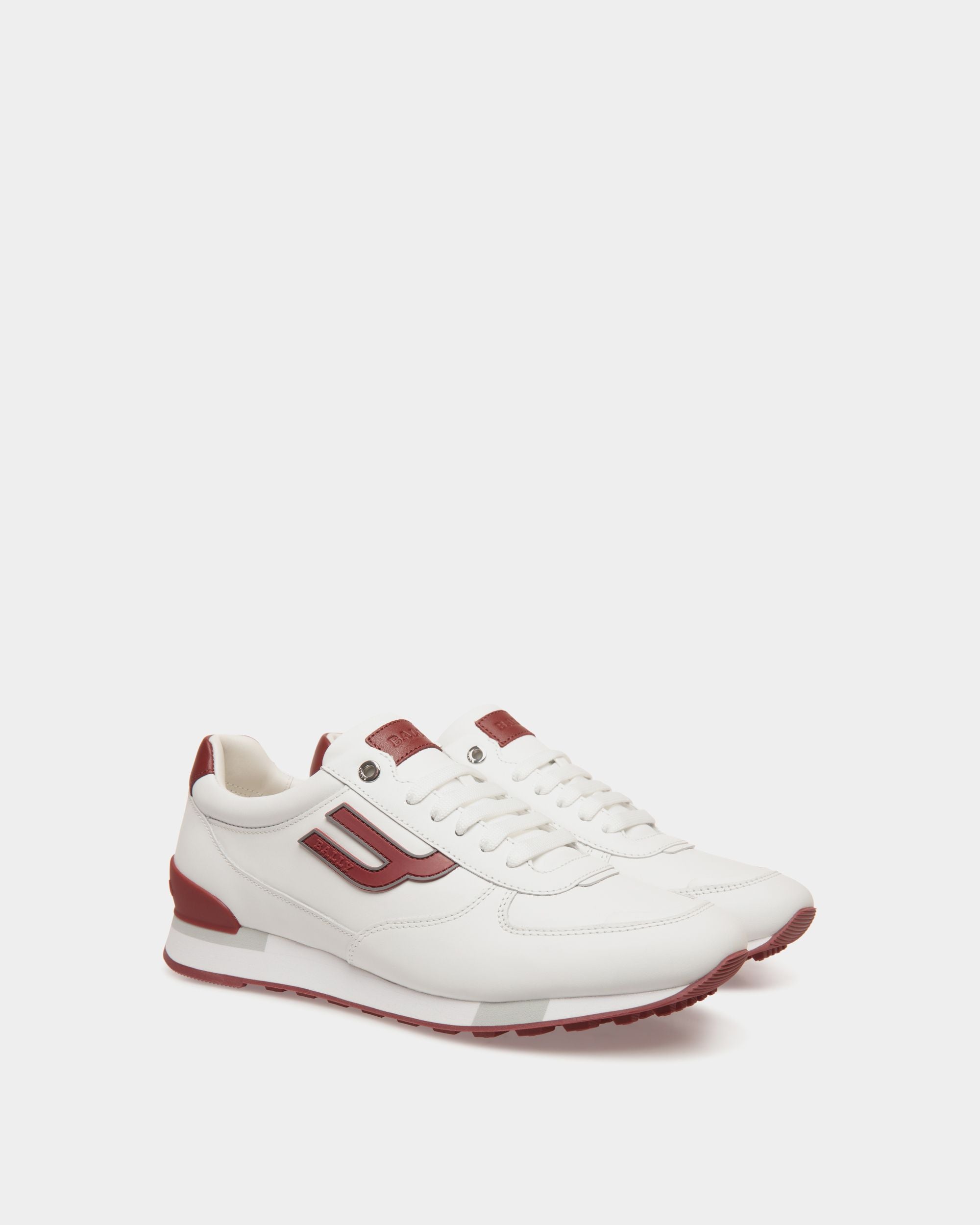 Sneaker In Multicolor  Leather - 男性 - Bally - 02